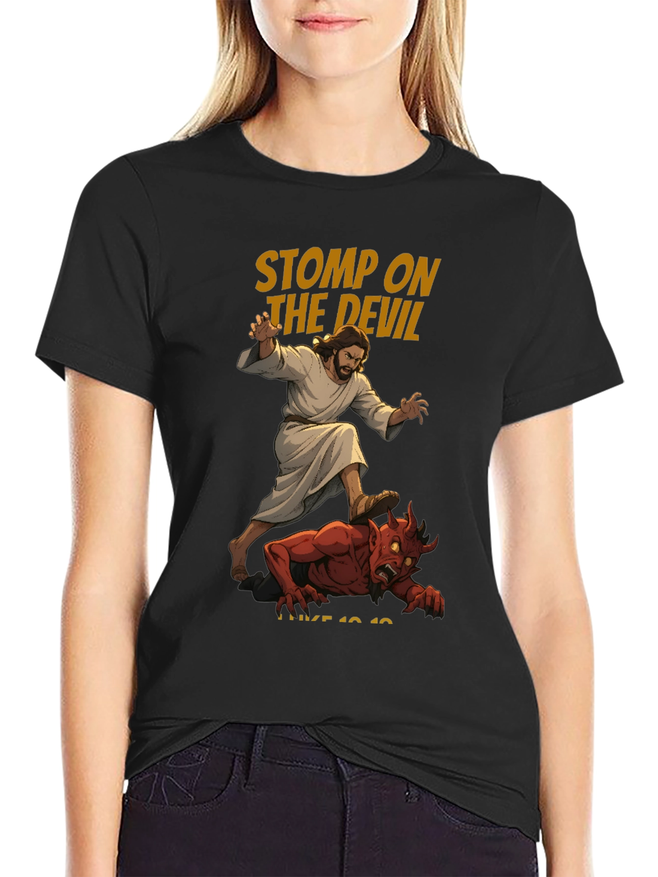 Stomp on the Devil Graphic T-Shirt