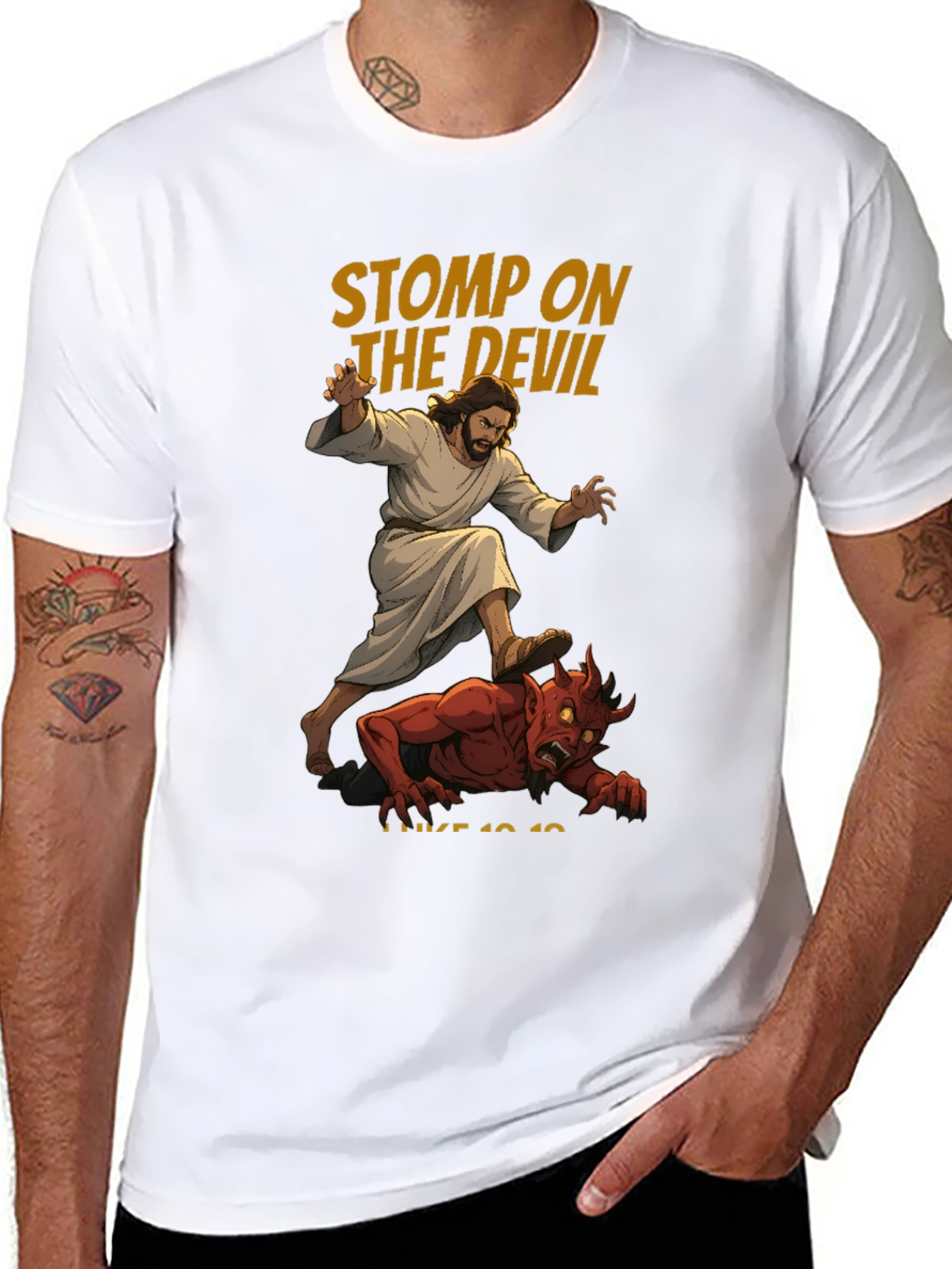 Stomp on the Devil Graphic T-Shirt