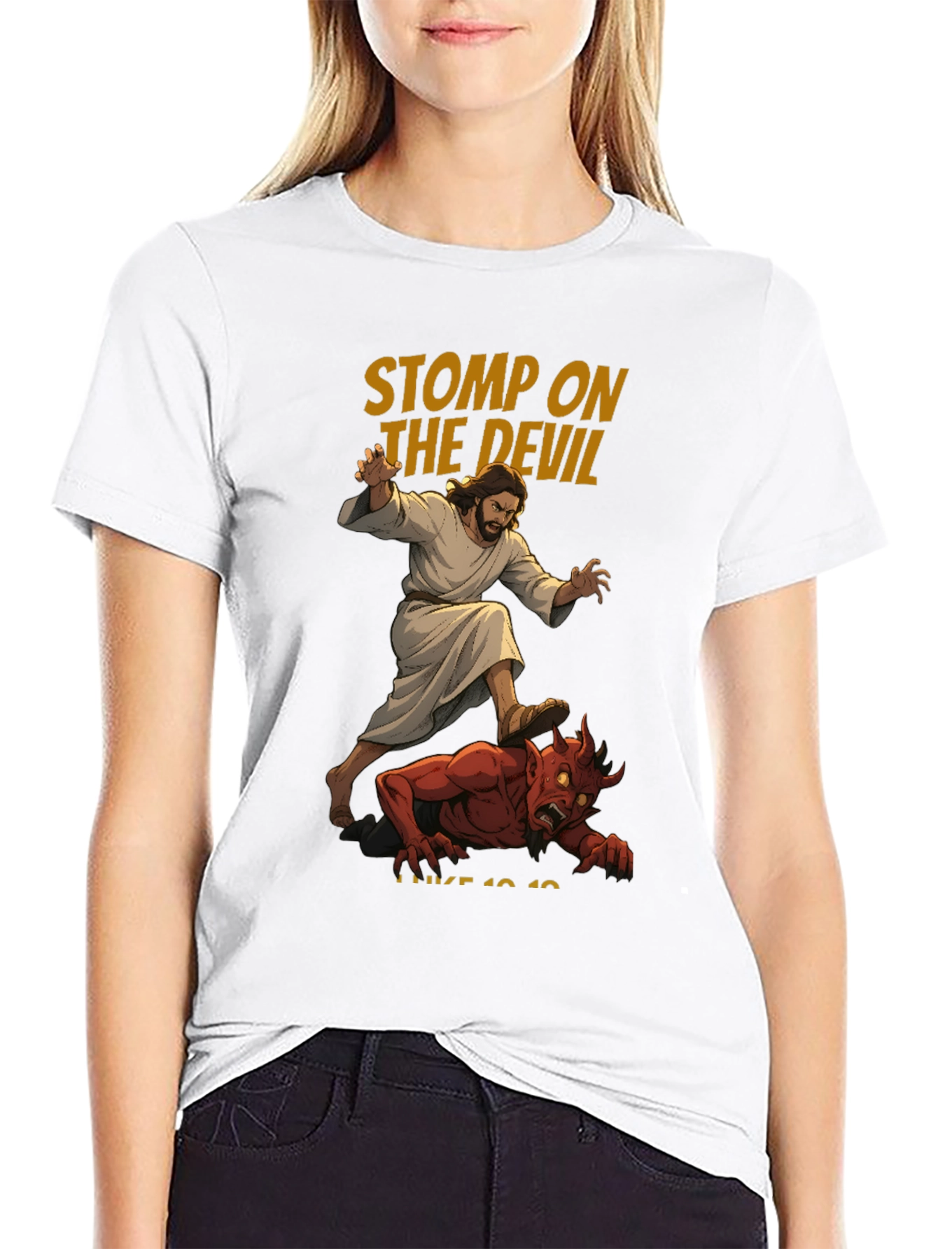 Stomp on the Devil Graphic T-Shirt