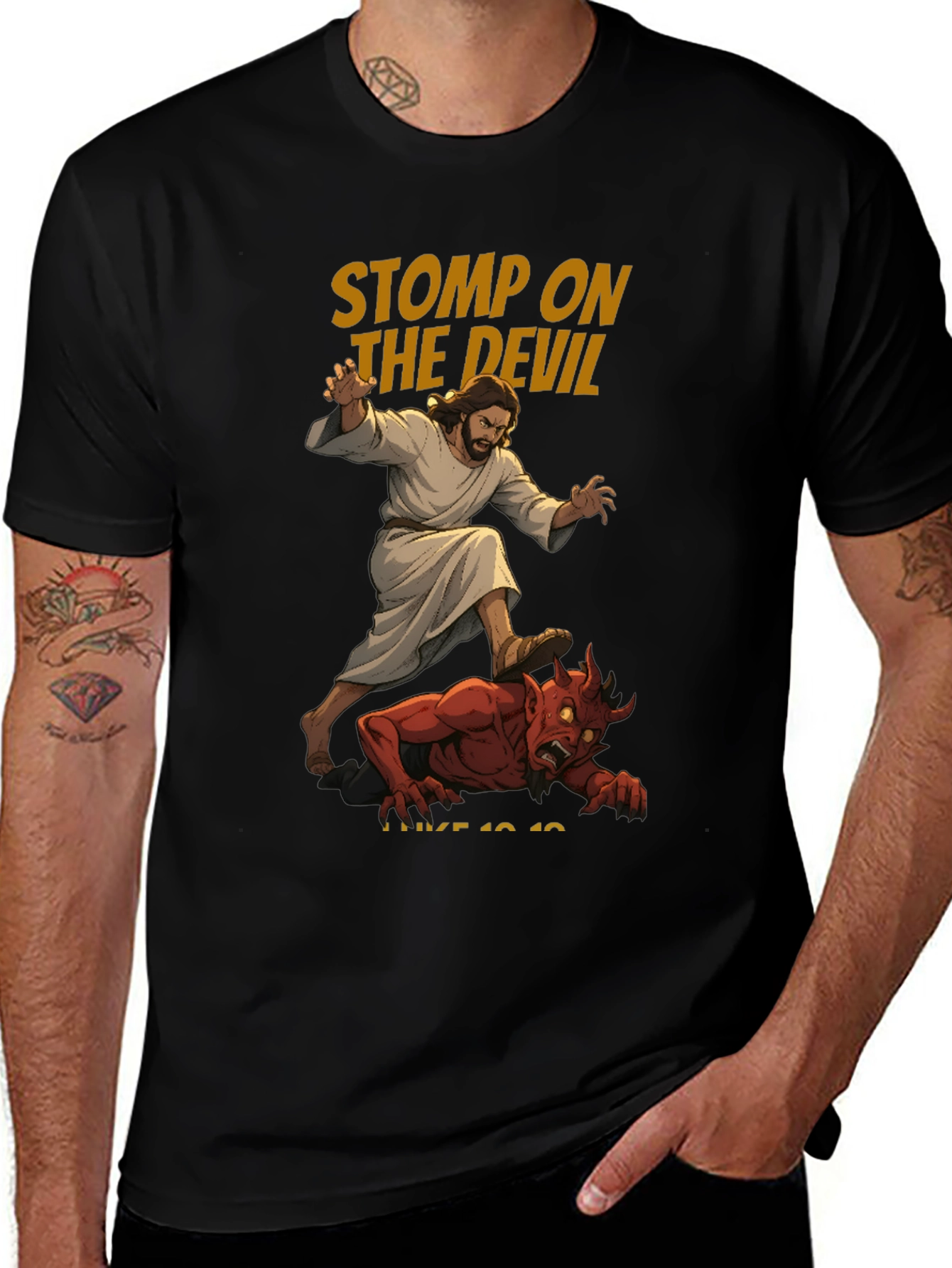 Stomp on the Devil Graphic T-Shirt