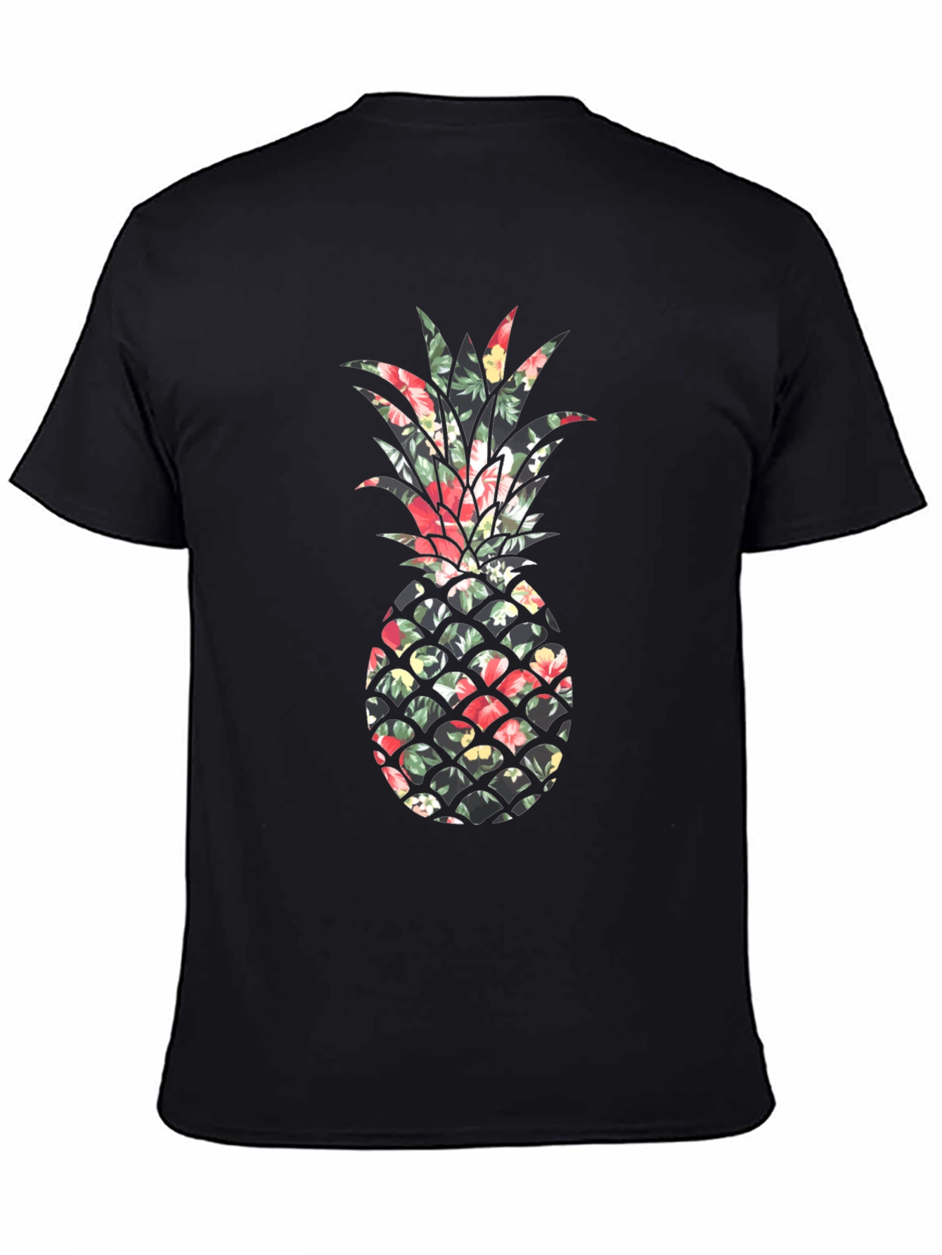 Floral Pineapple Print Tee
