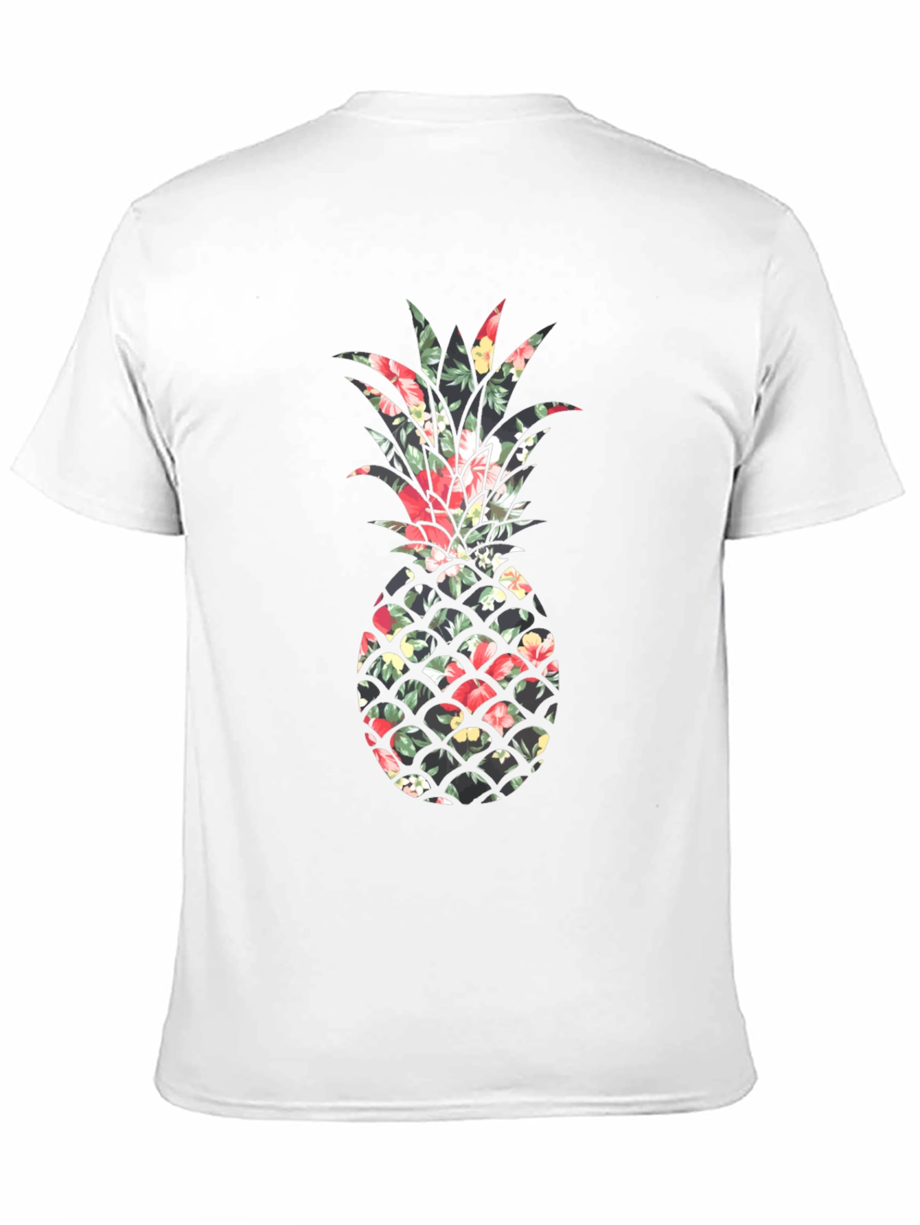 Floral Pineapple Print Tee