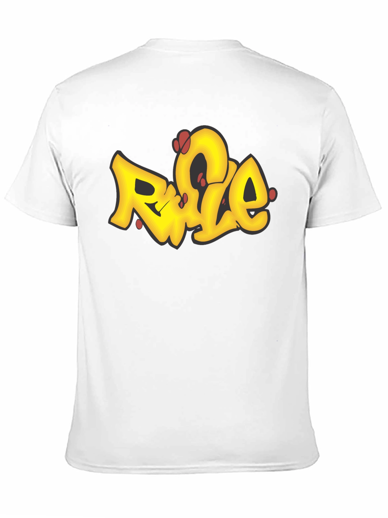 Graffiti Style Graphic Tee - Urban Black T-Shirt
