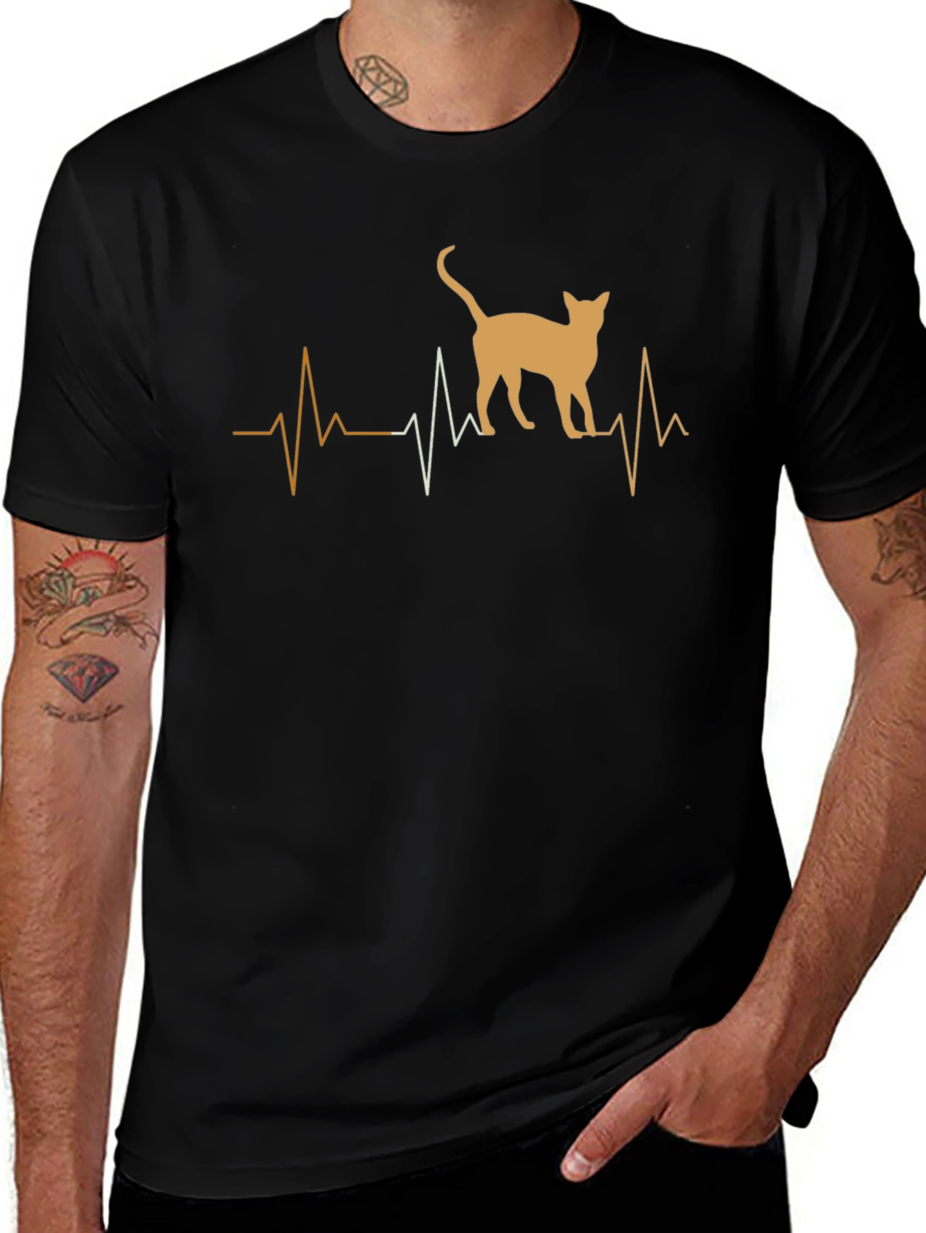 Cat Heartbeat T-Shirt