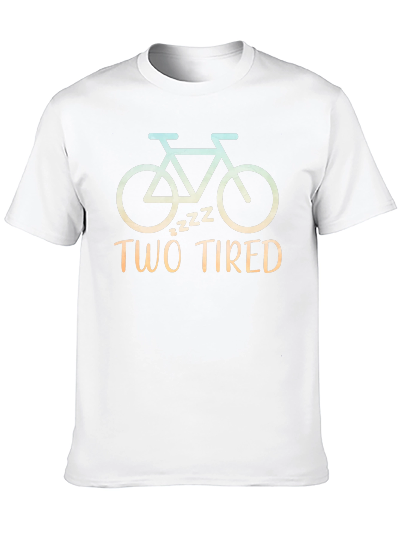 Two Tired Bicycle Graphic T-Shirt