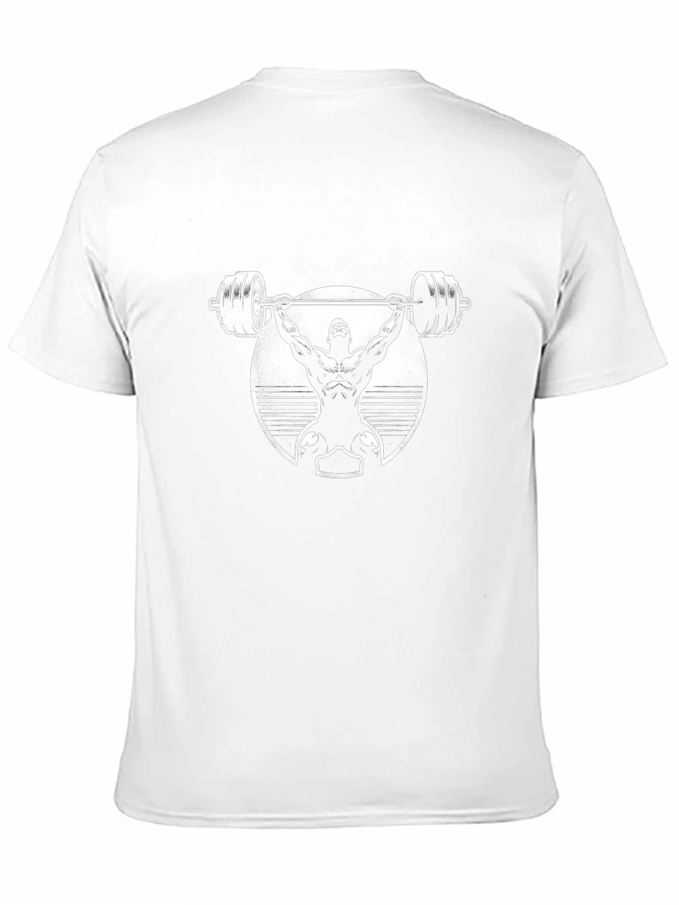 Weightlifter Graphic T-Shirt - Black Gym Apparel