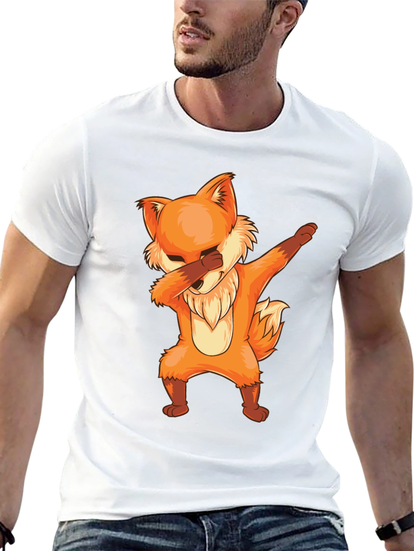 Dabbing Fox Graphic Tee - Cool & Trendy