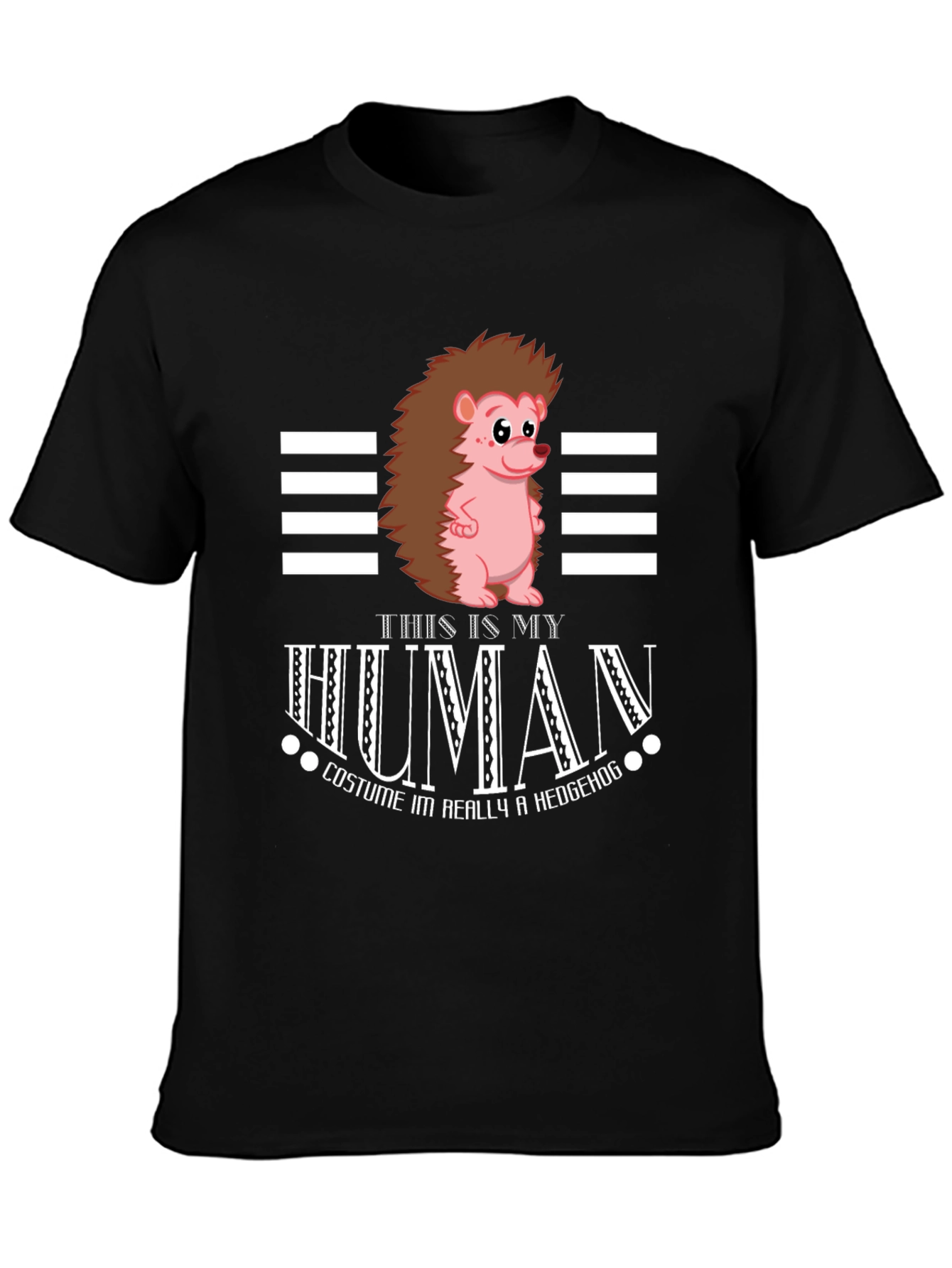 Funny Hedgehog Human Costume T-Shirt