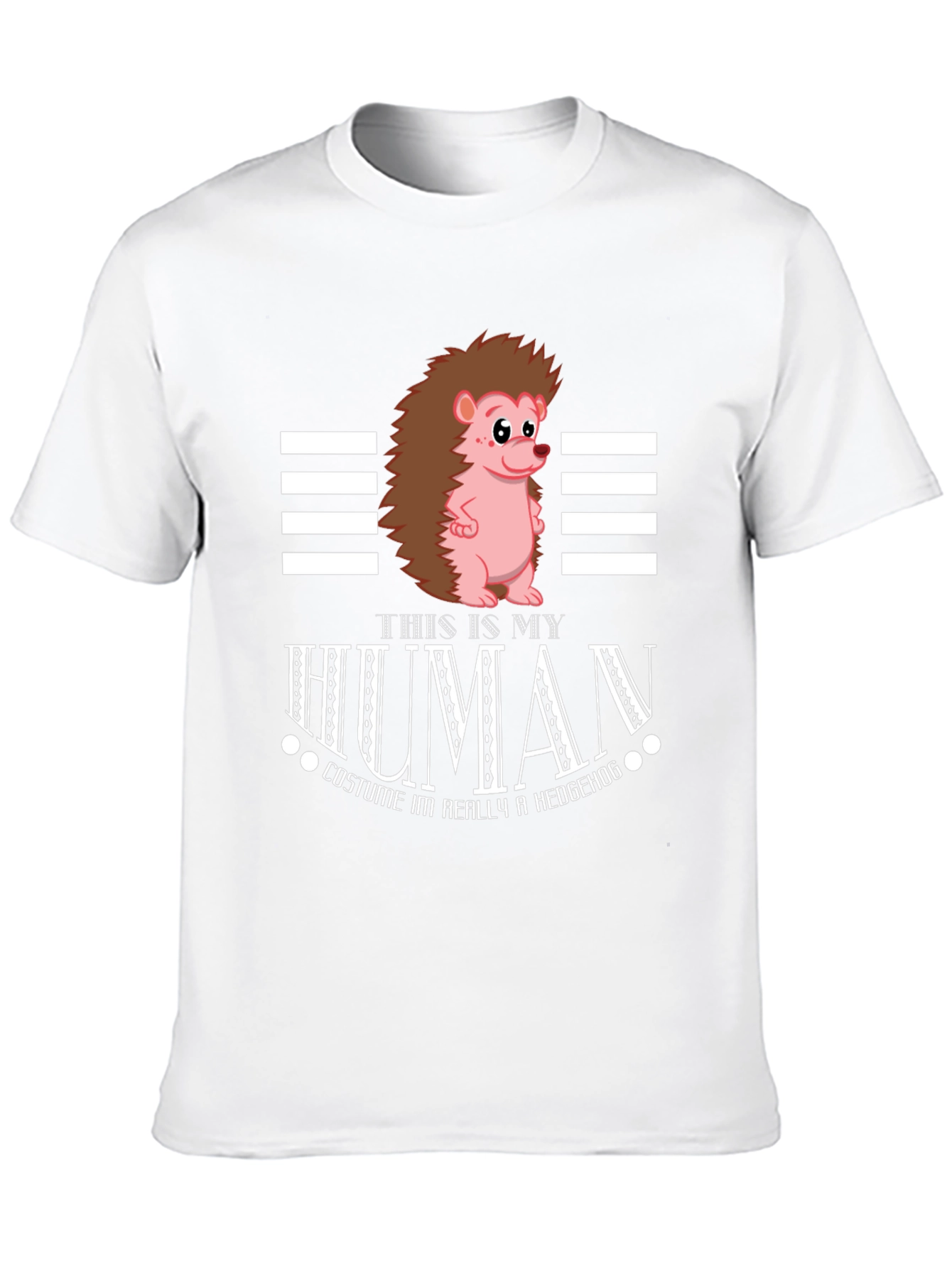 Funny Hedgehog Human Costume T-Shirt