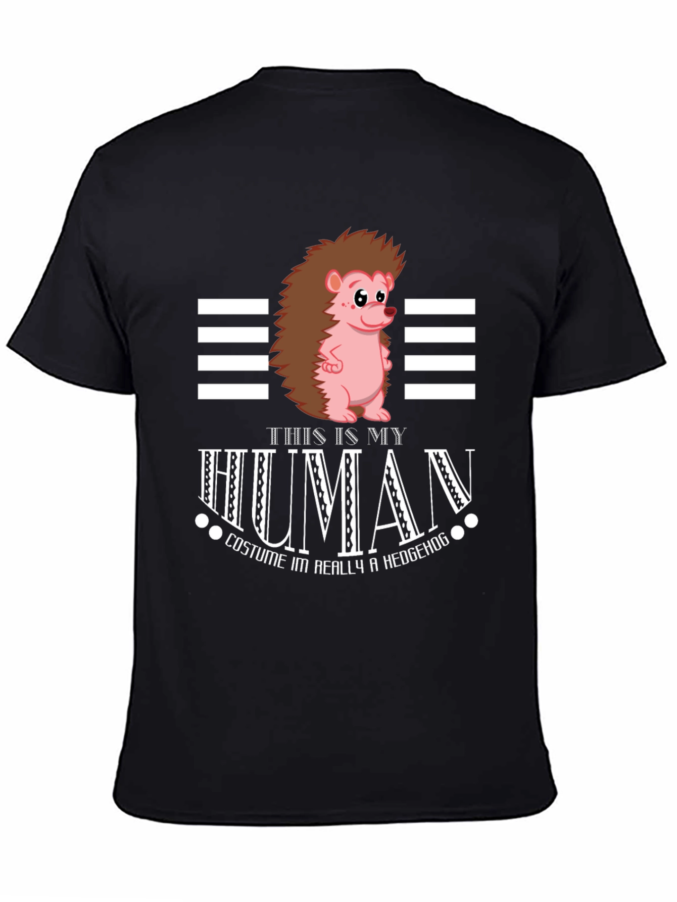 Funny Hedgehog Human Costume T-Shirt