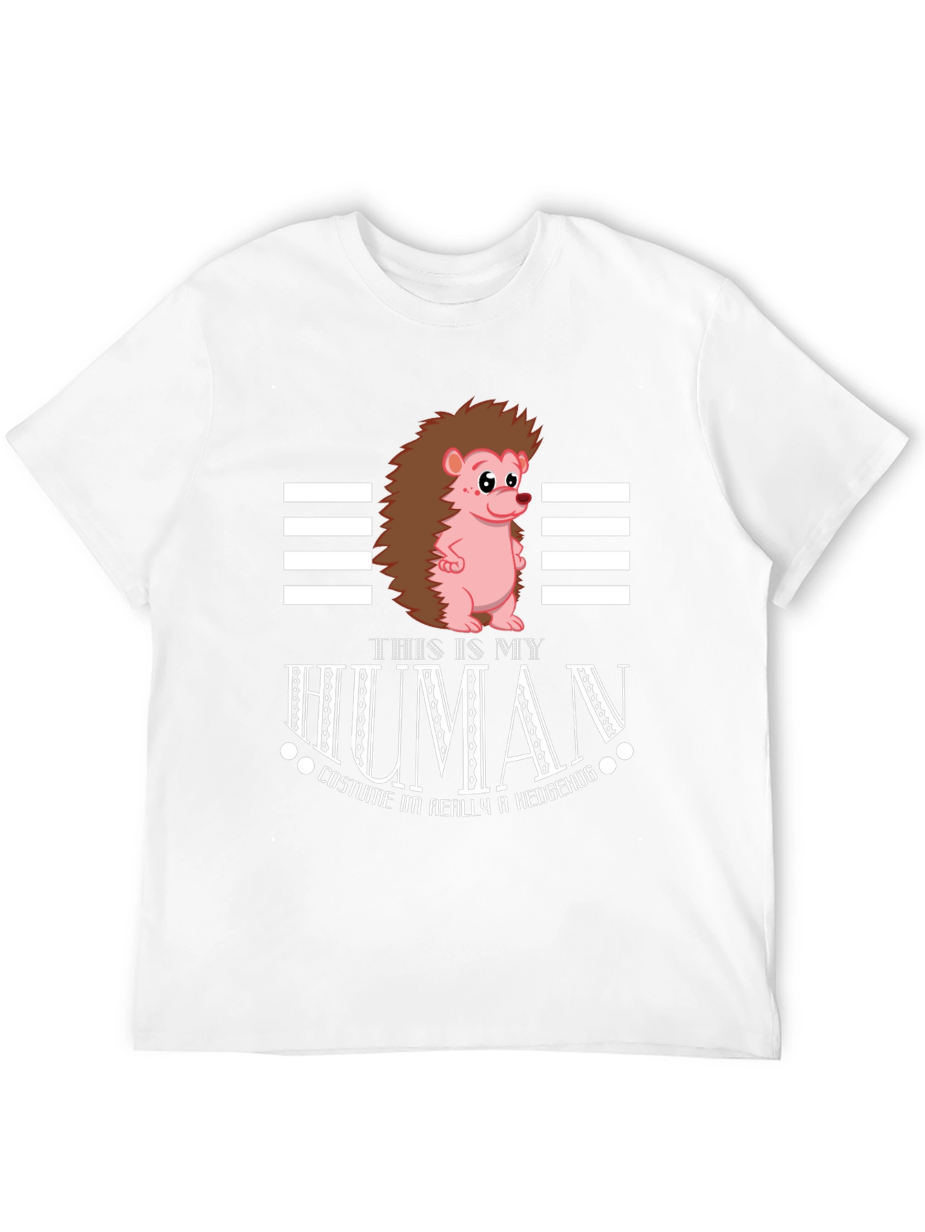 Funny Hedgehog Human Costume T-Shirt