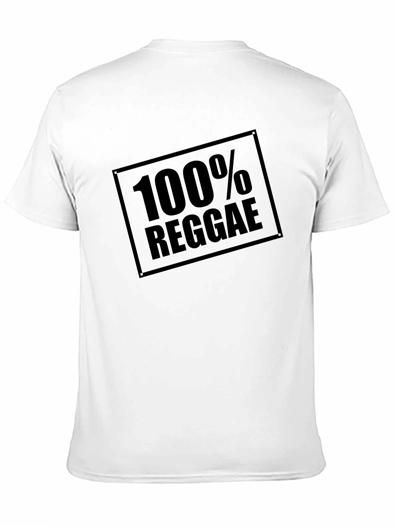 100% Reggae Graphic Tee - Classic Black T-Shirt