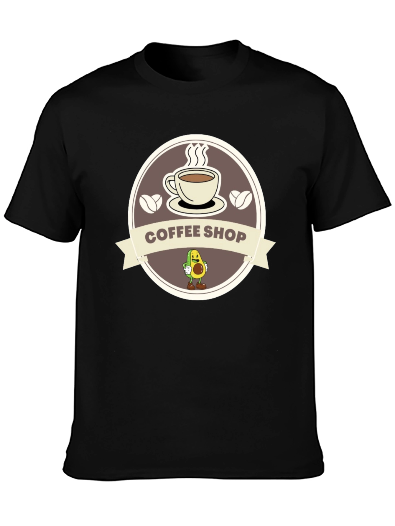 Coffee Shop Avocado T-Shirt