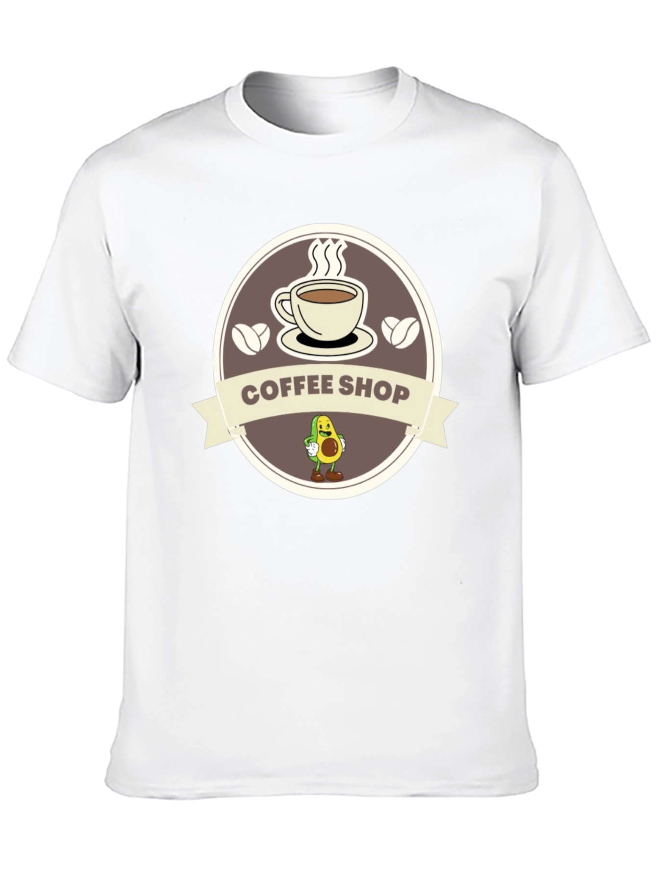 Coffee Shop Avocado T-Shirt