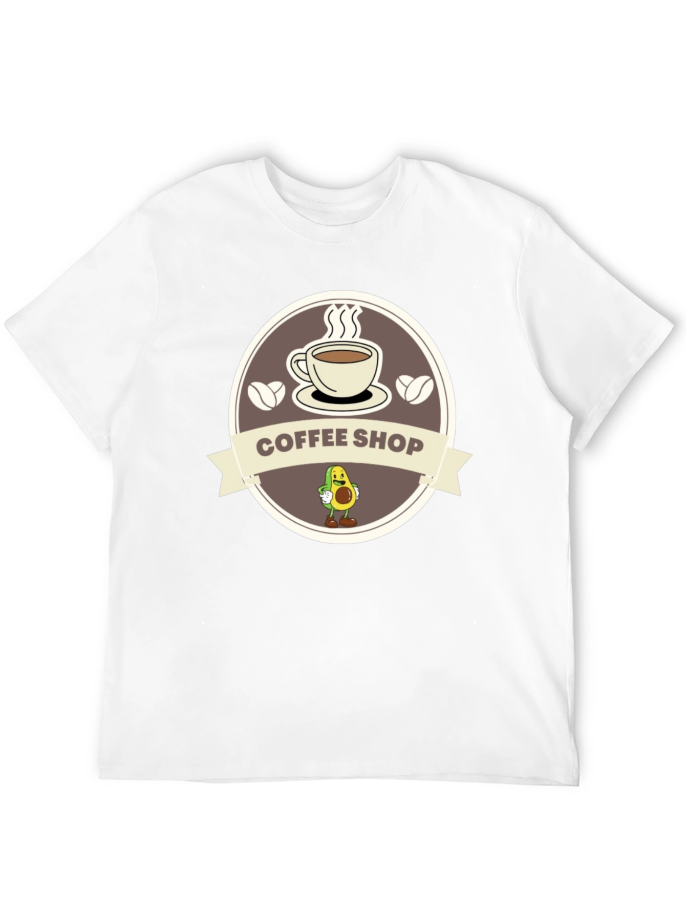 Coffee Shop Avocado T-Shirt