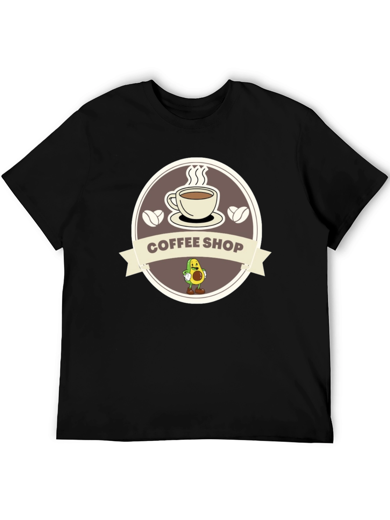 Coffee Shop Avocado T-Shirt