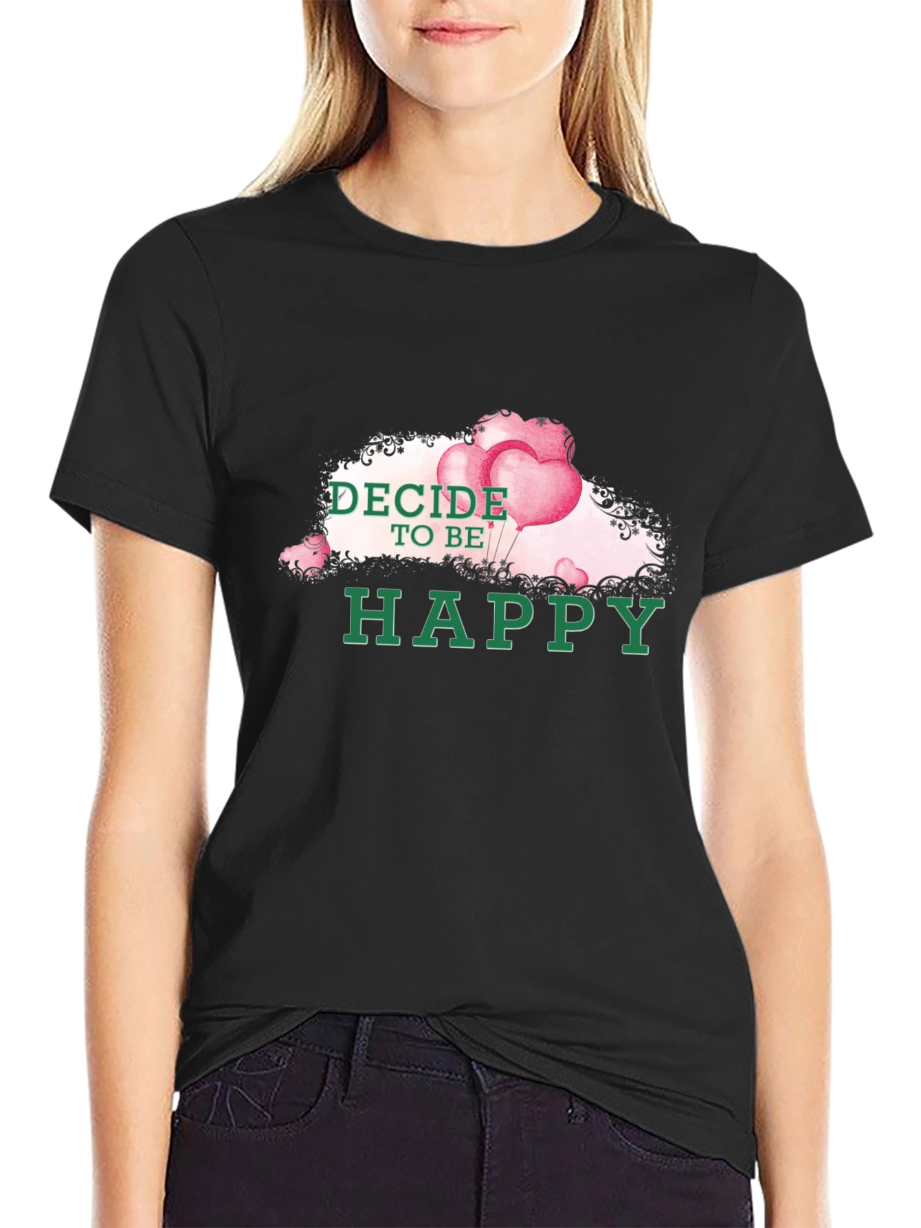 Decide To Be Happy Graphic Tee