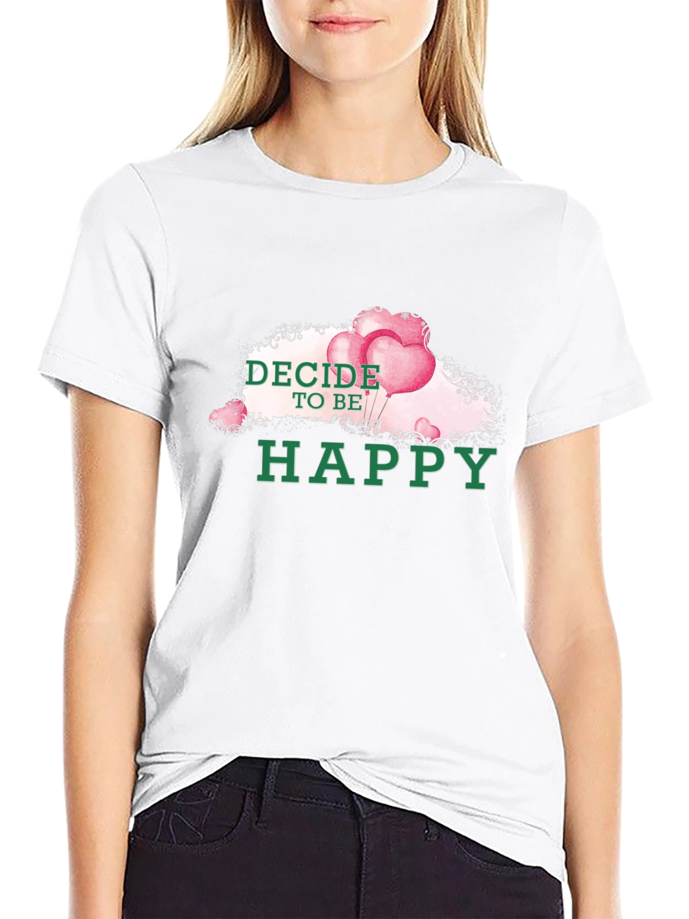 Decide To Be Happy Graphic Tee