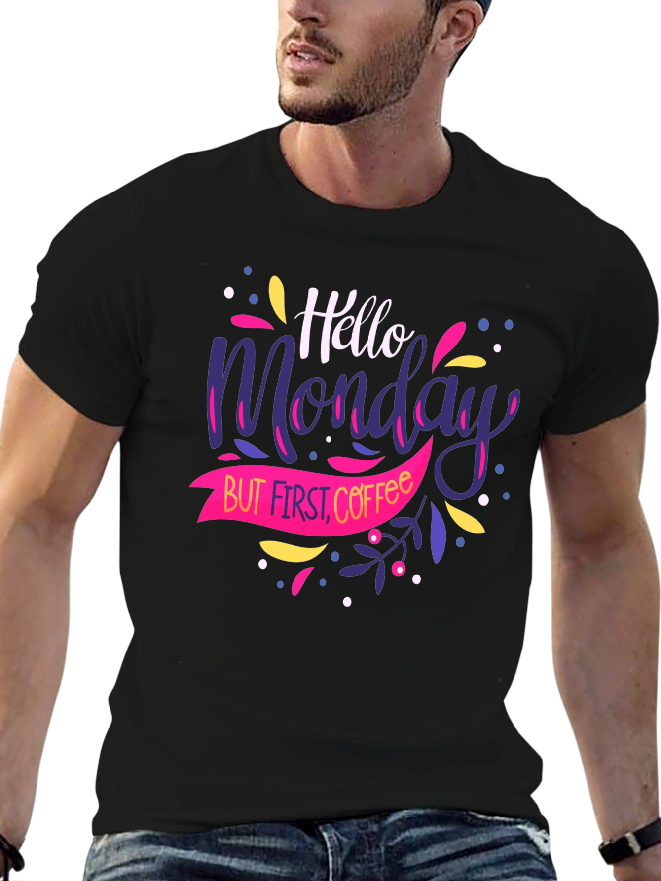 Hello Monday Coffee T-Shirt
