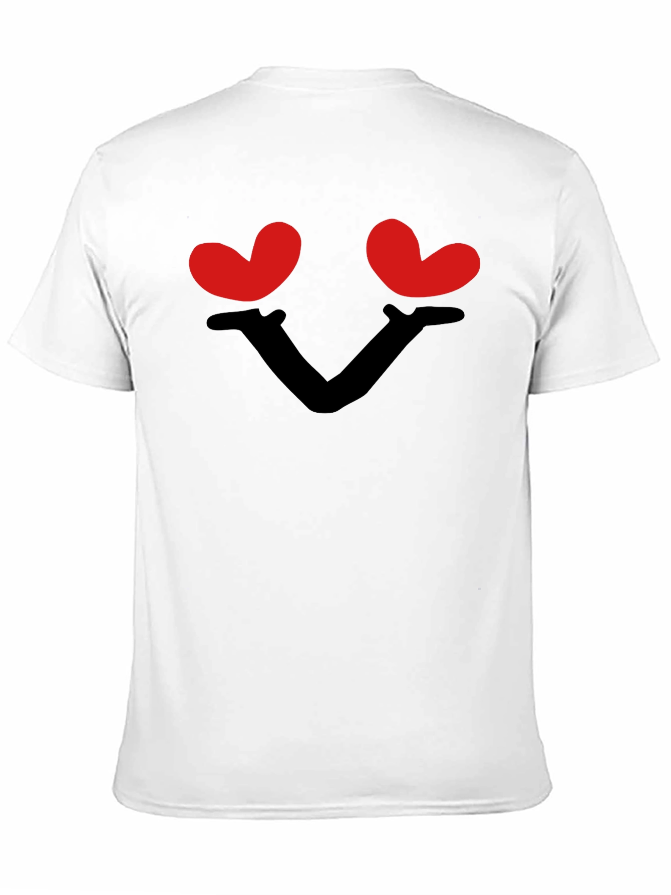 Heart Eyes Graphic Black T-Shirt - Love Tee