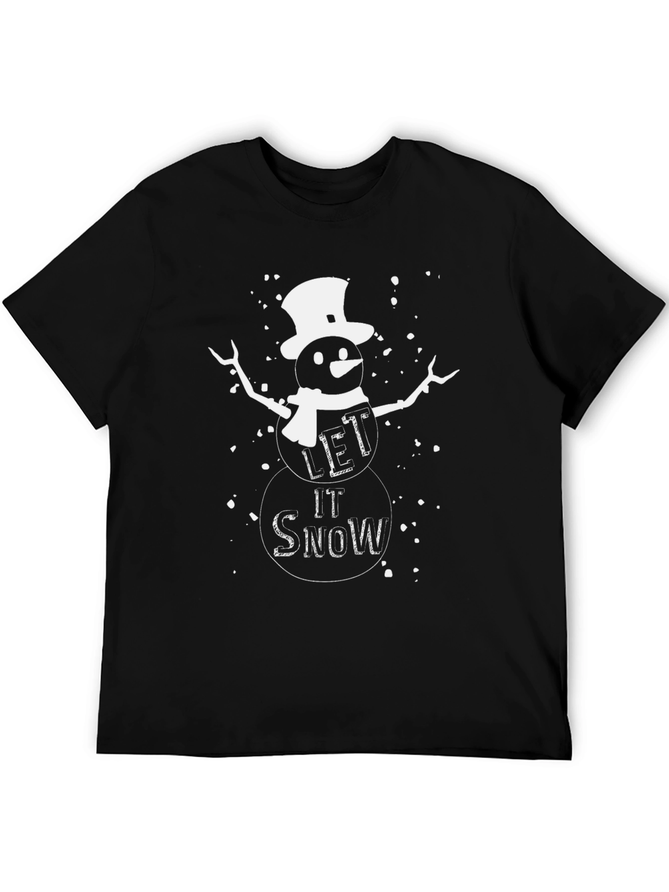 Let It Snow T-Shirt - Winter Holiday Graphic Tee