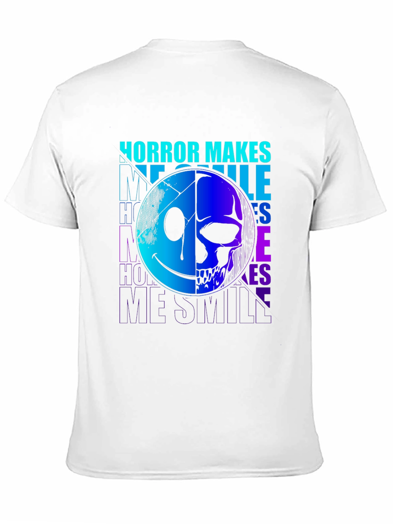 Horror Makes Me Smile Graphic Print T-Shirt