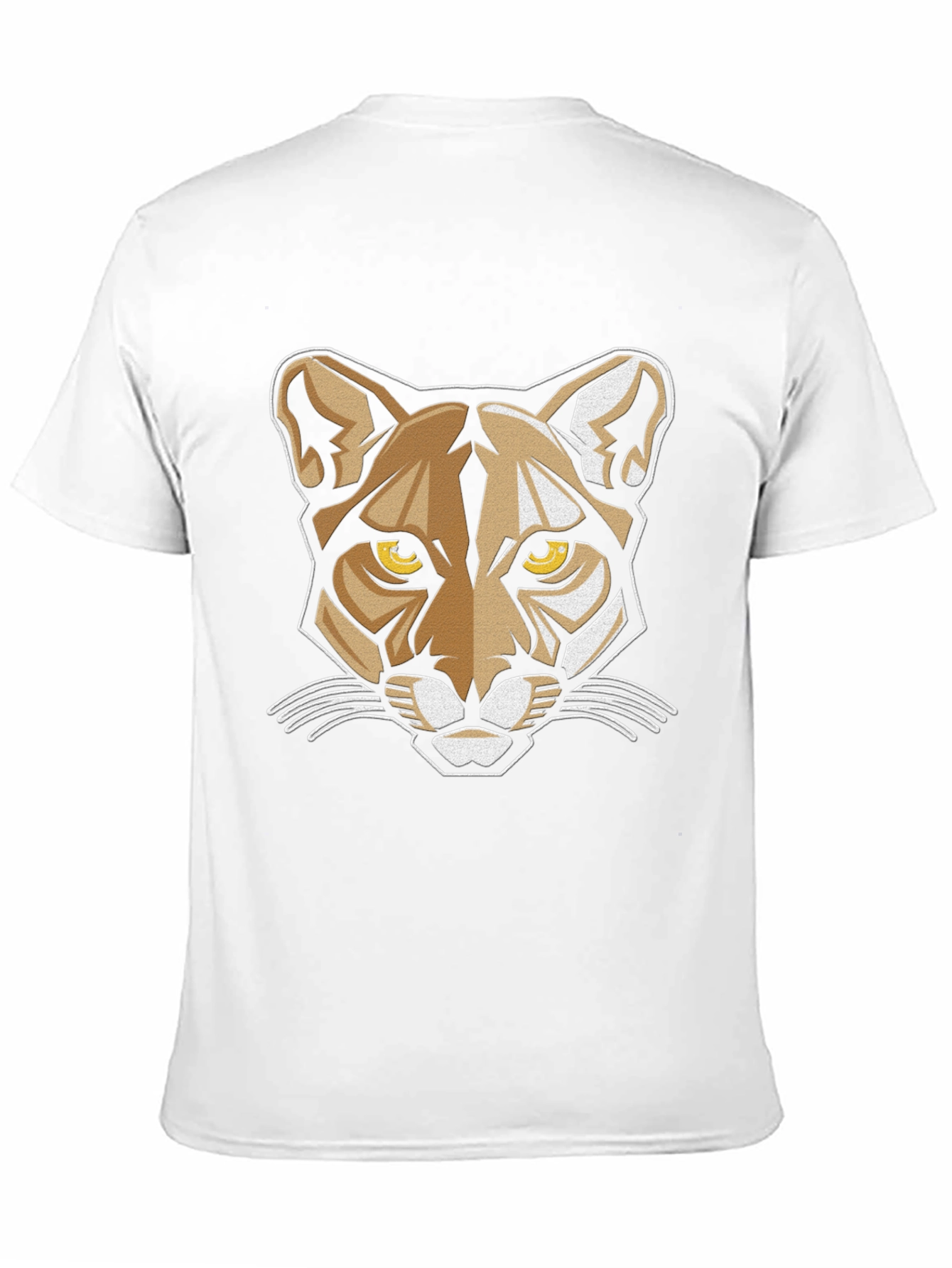 Cool Cat Graphic Tee - Black Crew Neck T-Shirt