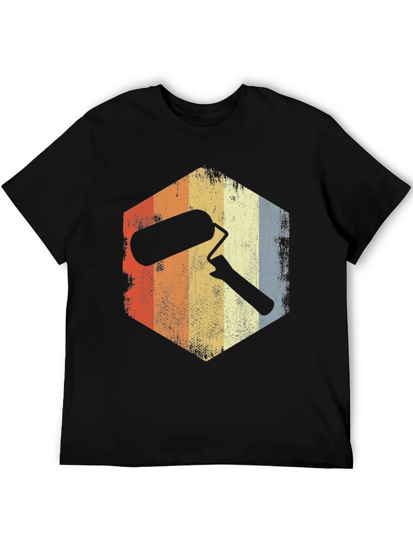 Retro Painter T-Shirt with Roller Graphic