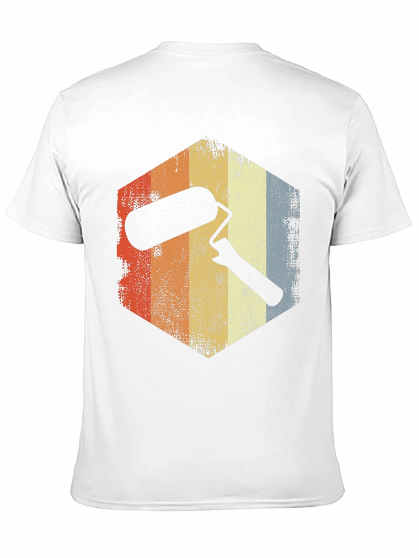 Retro Painter T-Shirt with Roller Graphic