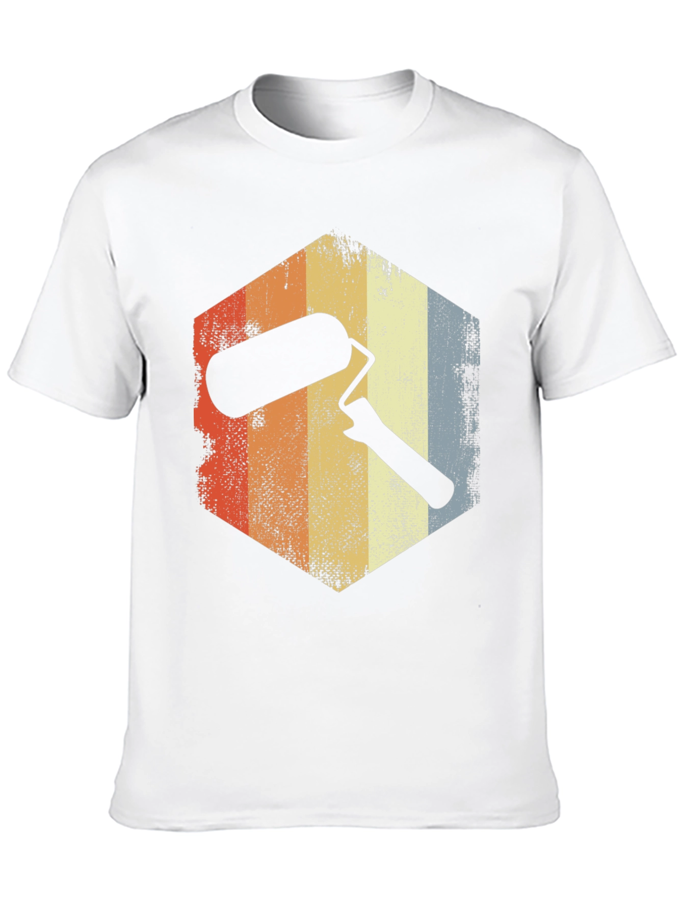 Retro Painter T-Shirt with Roller Graphic