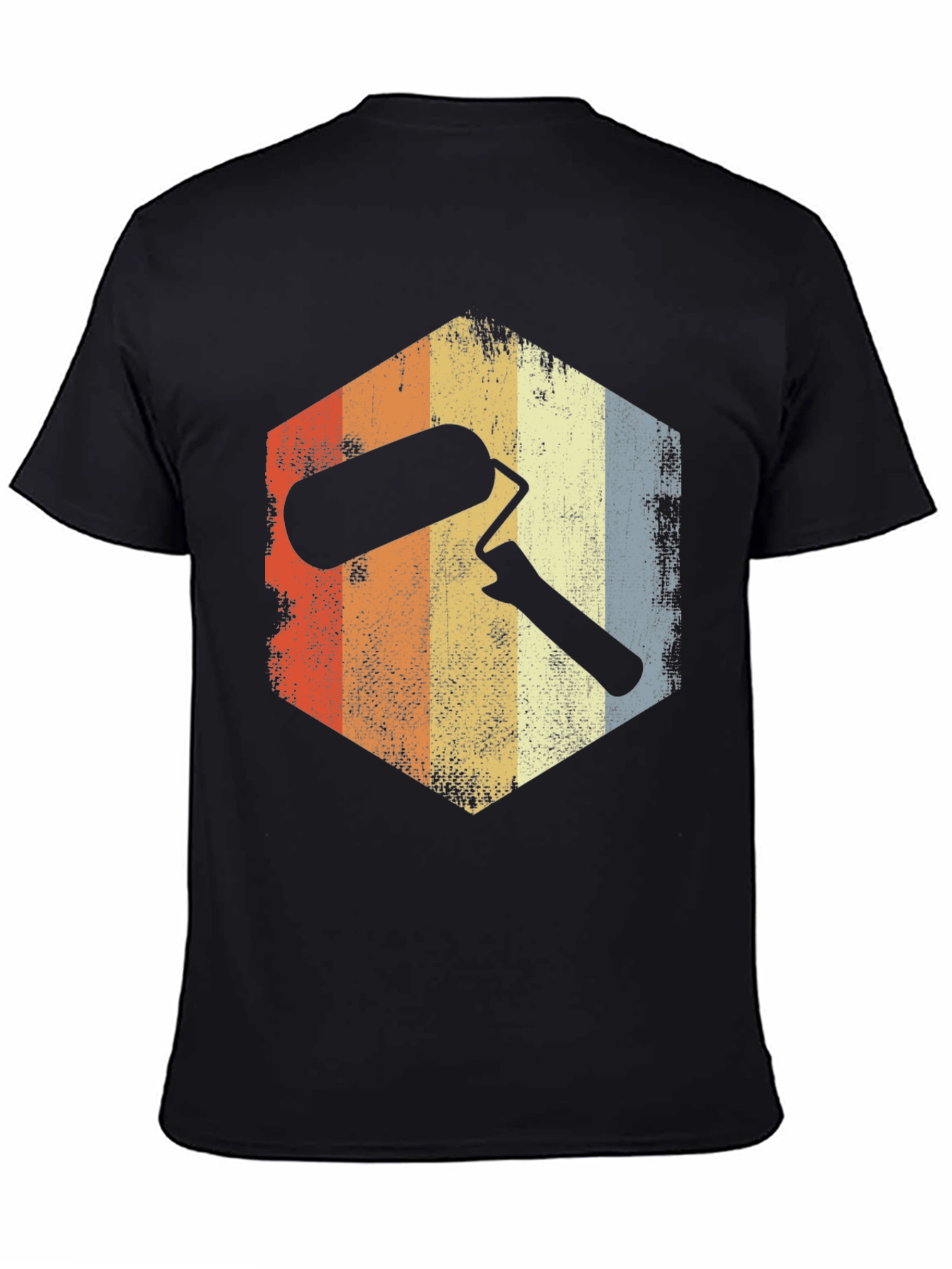 Retro Painter T-Shirt with Roller Graphic