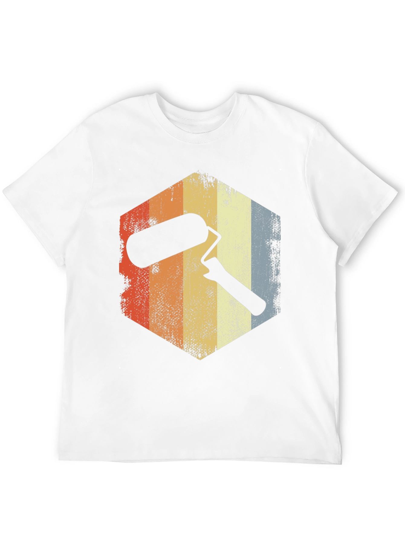 Retro Painter T-Shirt with Roller Graphic