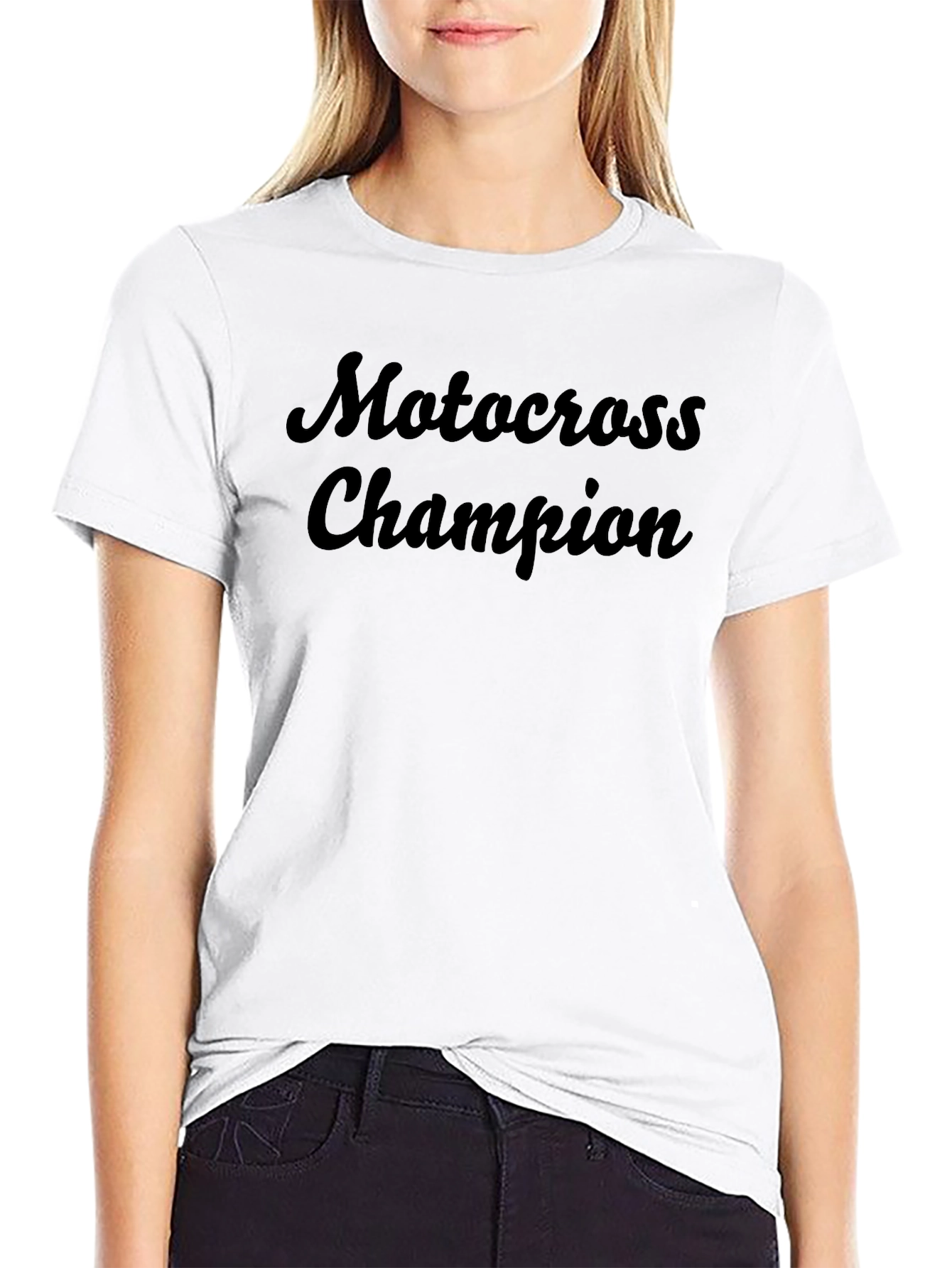 Motocross Champion Graphic Tee - Black T-Shirt