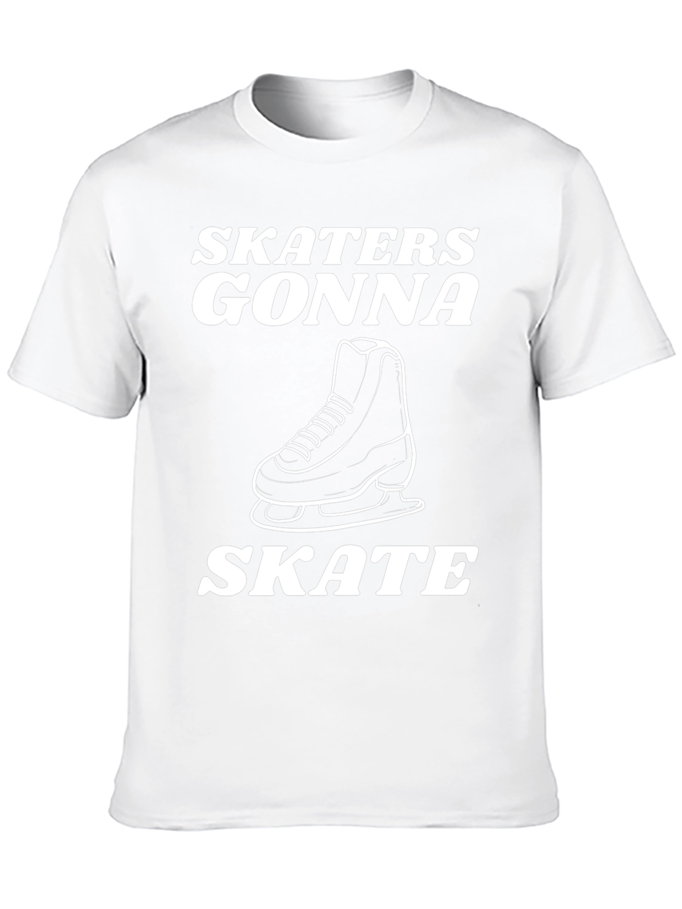 Skaters Gonna Skate Black Graphic Tee