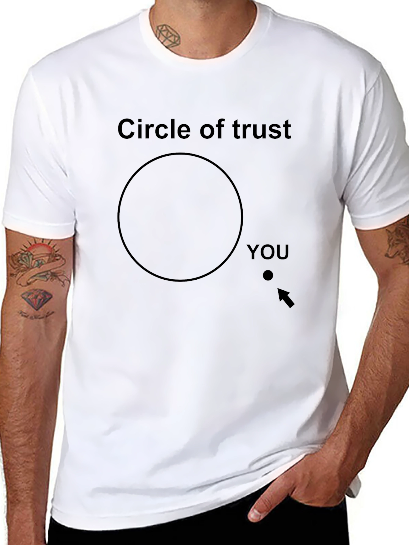 Circle of Trust T-Shirt - Funny Graphic Tee