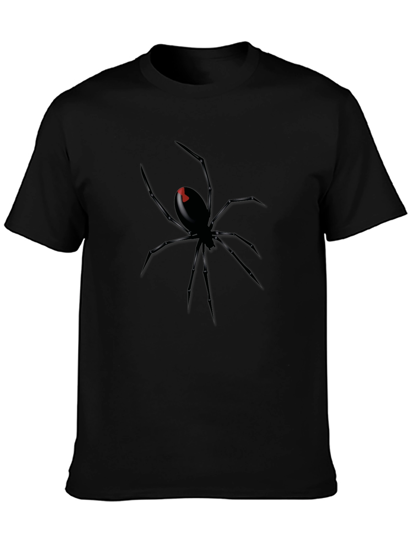 Black Widow Spider Graphic T-Shirt