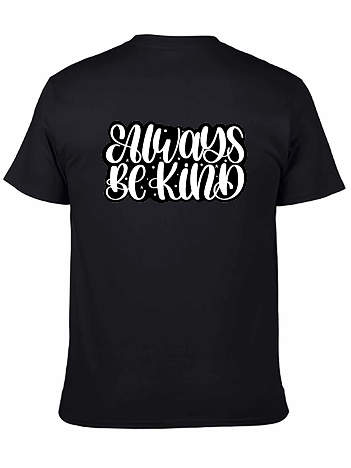 Always Be Kind Graphic Black T-Shirt