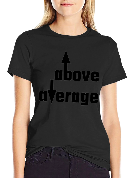 Above Average Graphic Tee - Black Casual Shirt