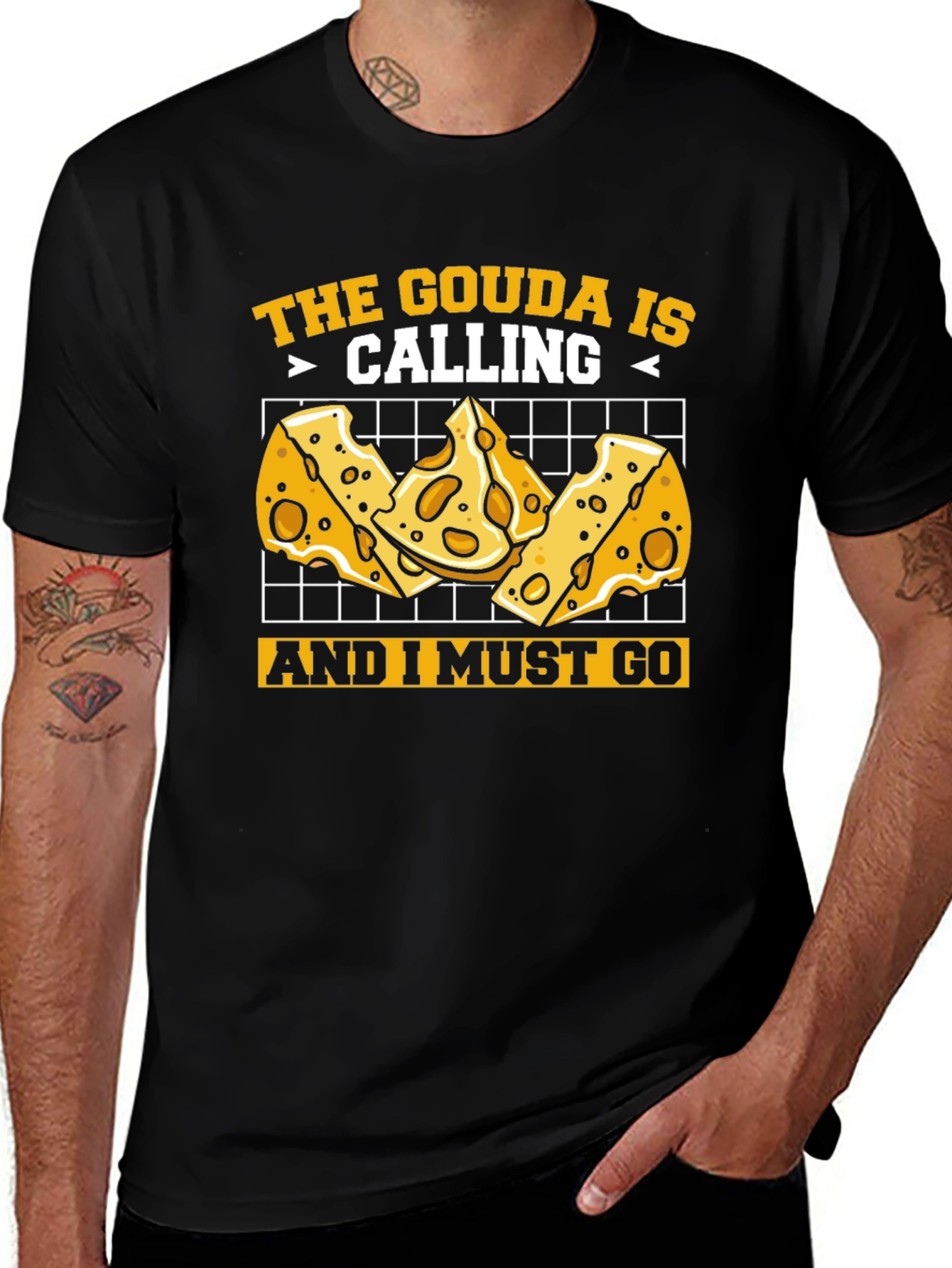 Gouda Calling Black T-Shirt