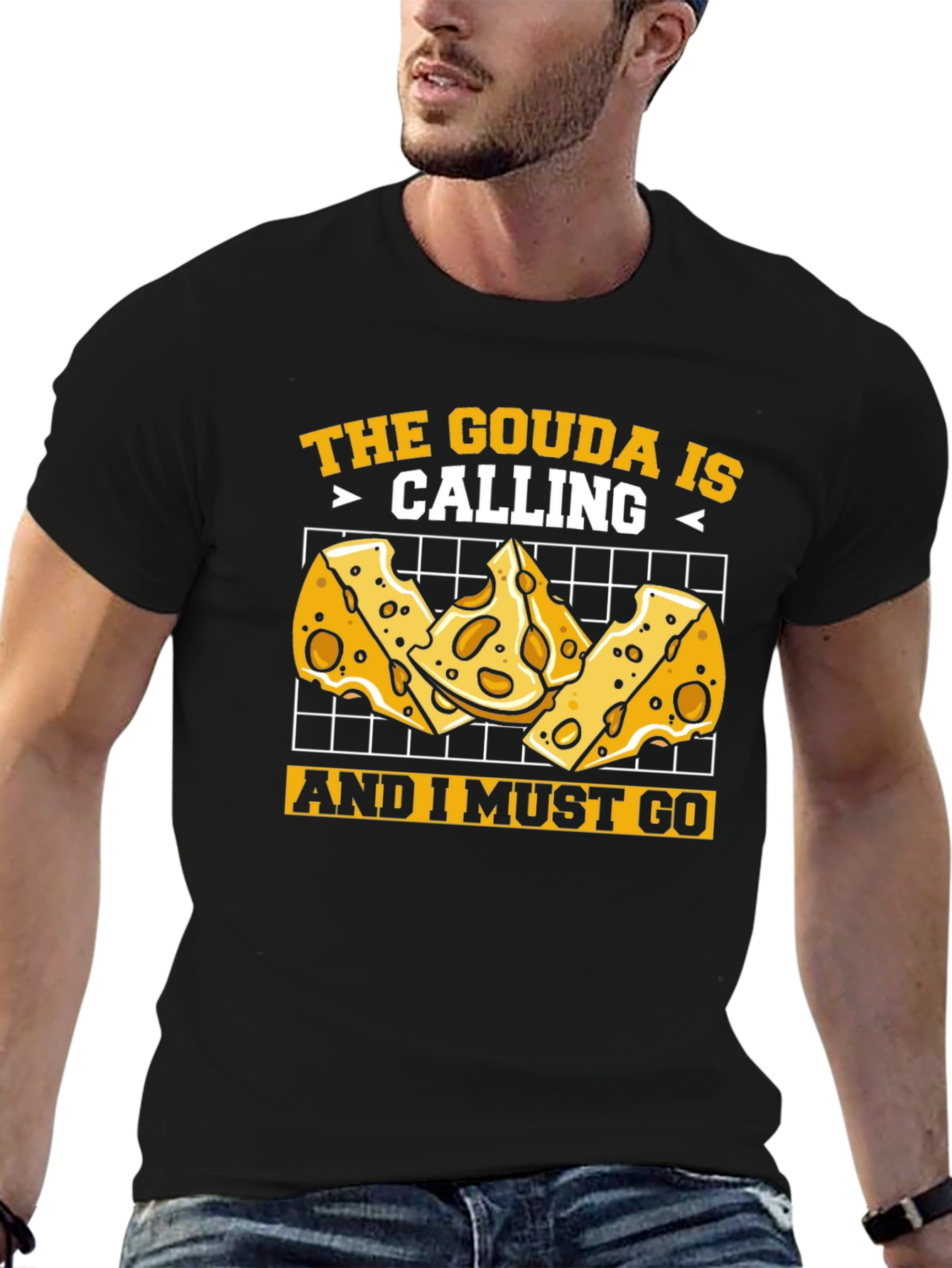Gouda Calling Black T-Shirt