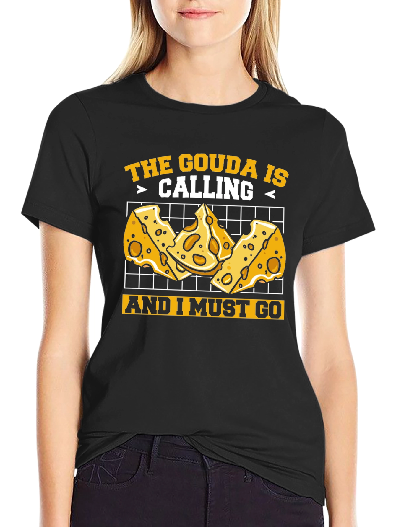 Gouda Calling Black T-Shirt