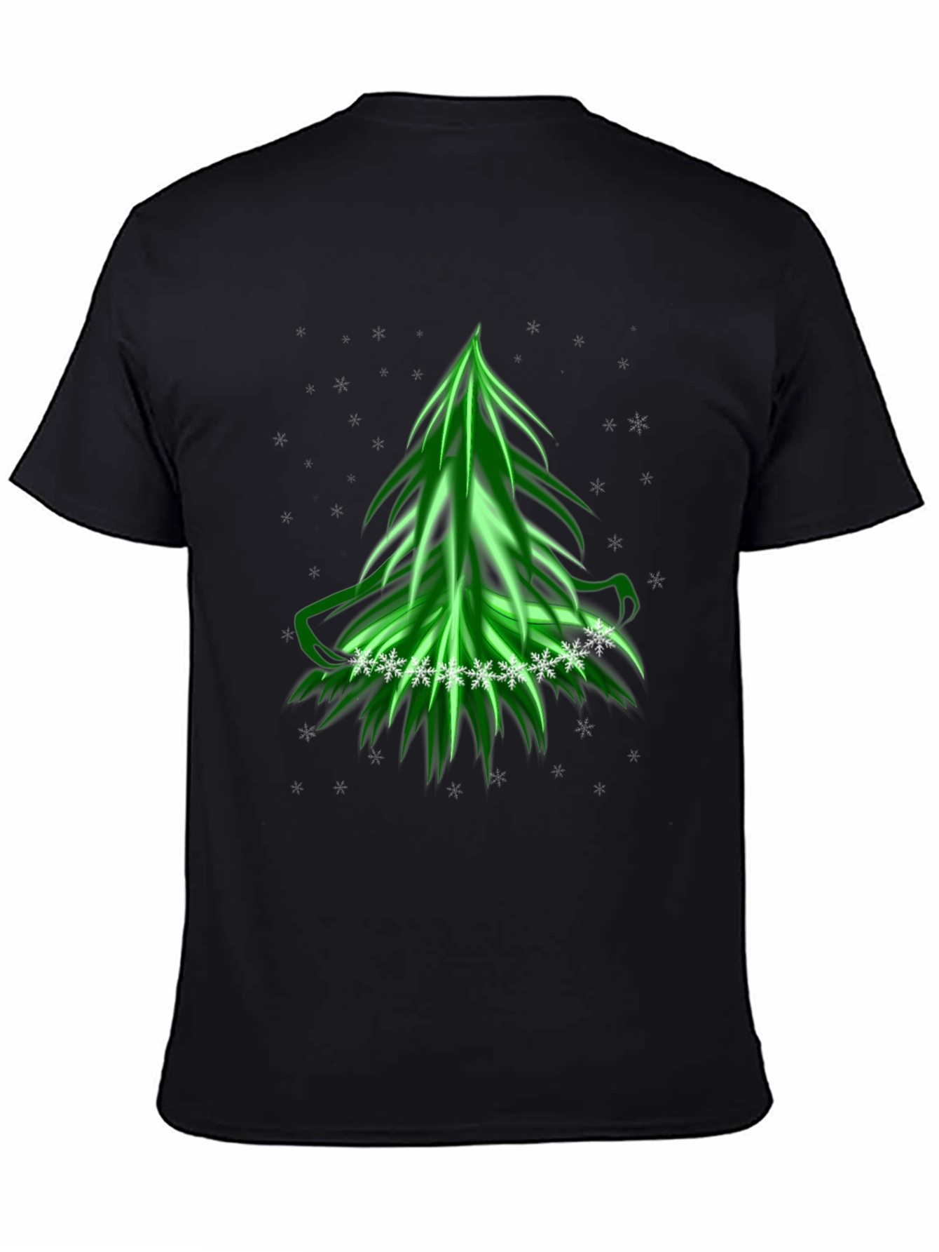 Festive Green Christmas Tree T-Shirt