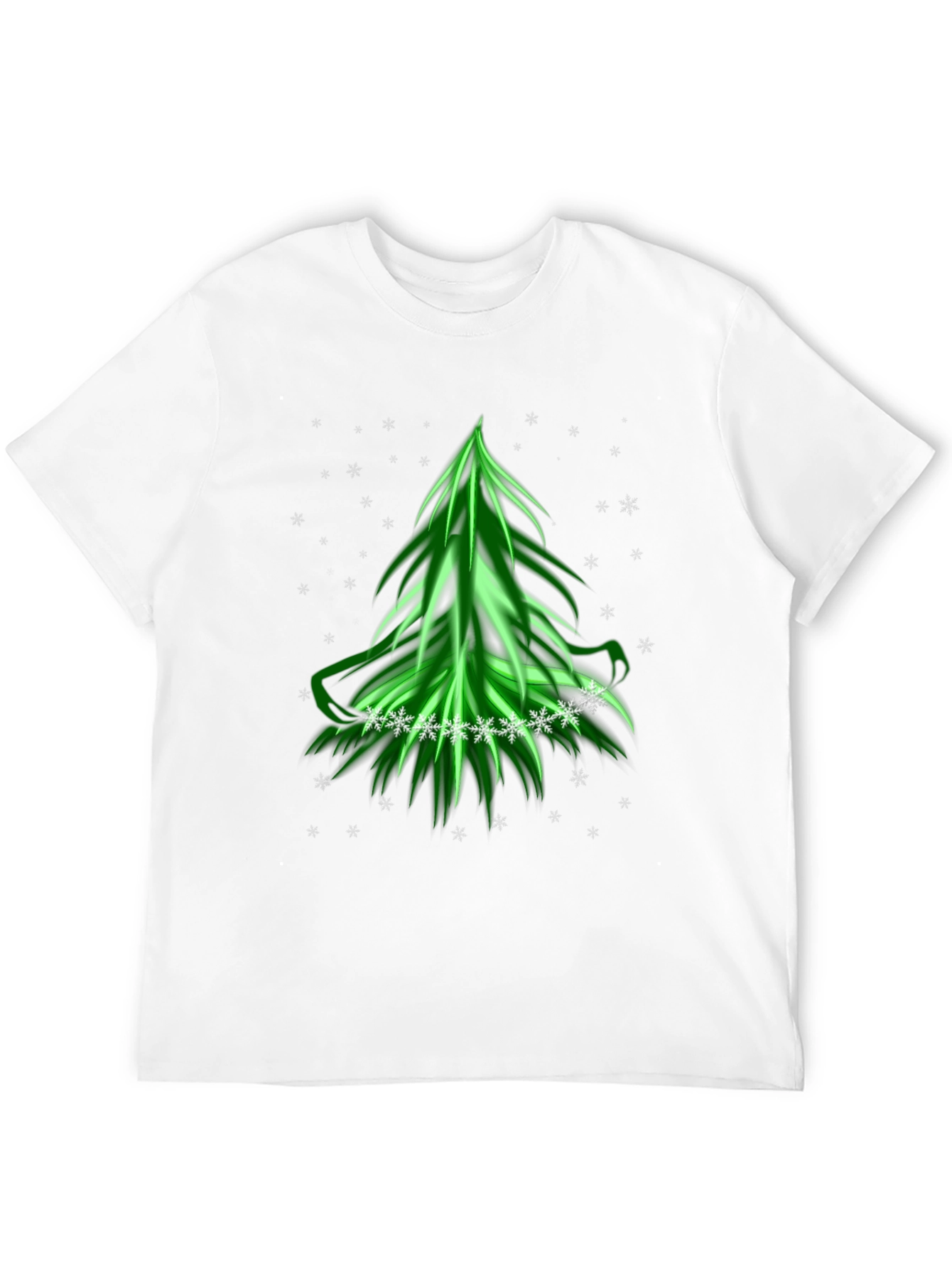 Festive Green Christmas Tree T-Shirt
