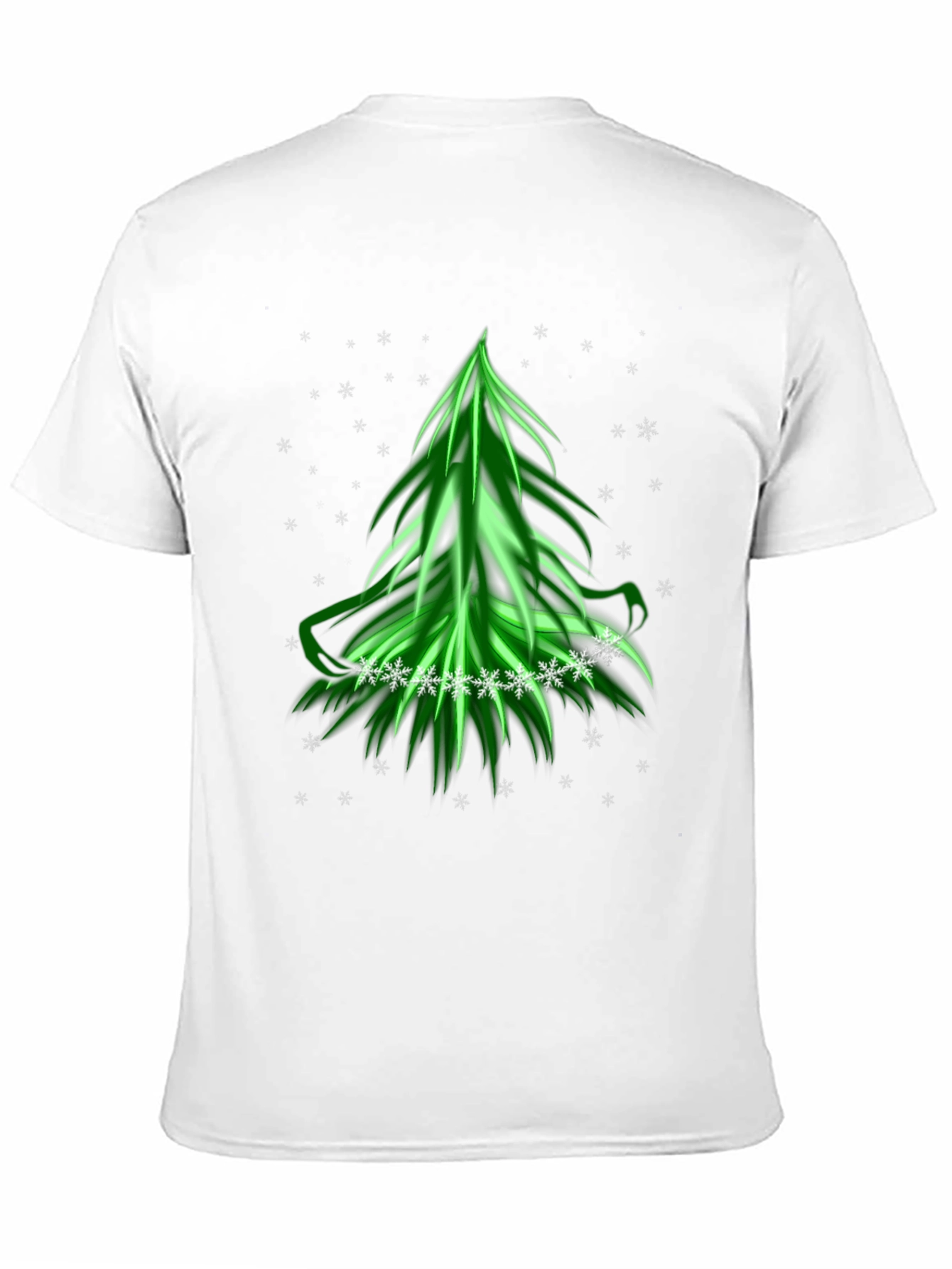 Festive Green Christmas Tree T-Shirt