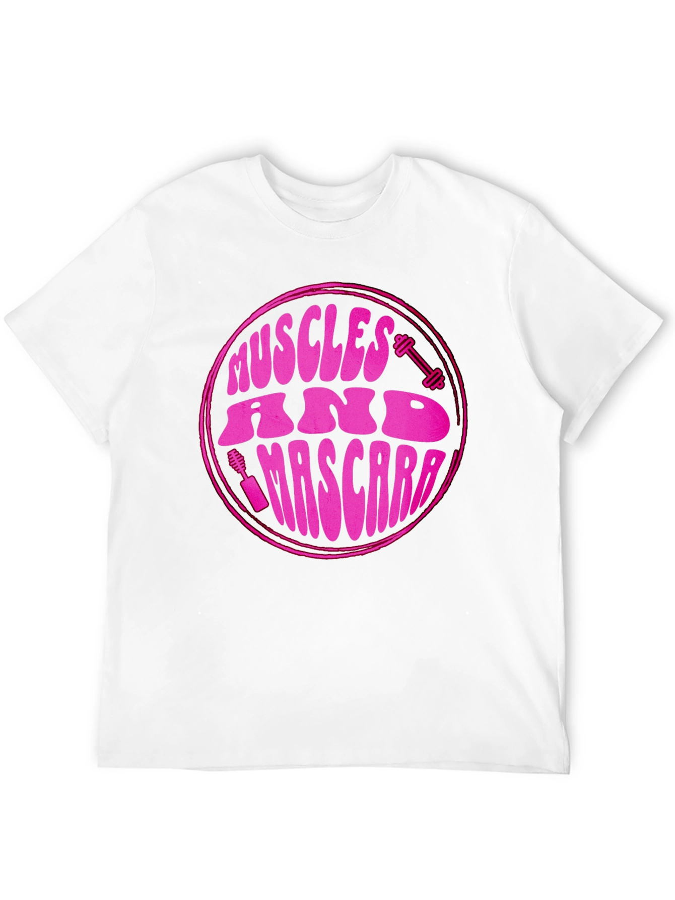 Muscles & Mascara Graphic T-Shirt - Fitness Fashion