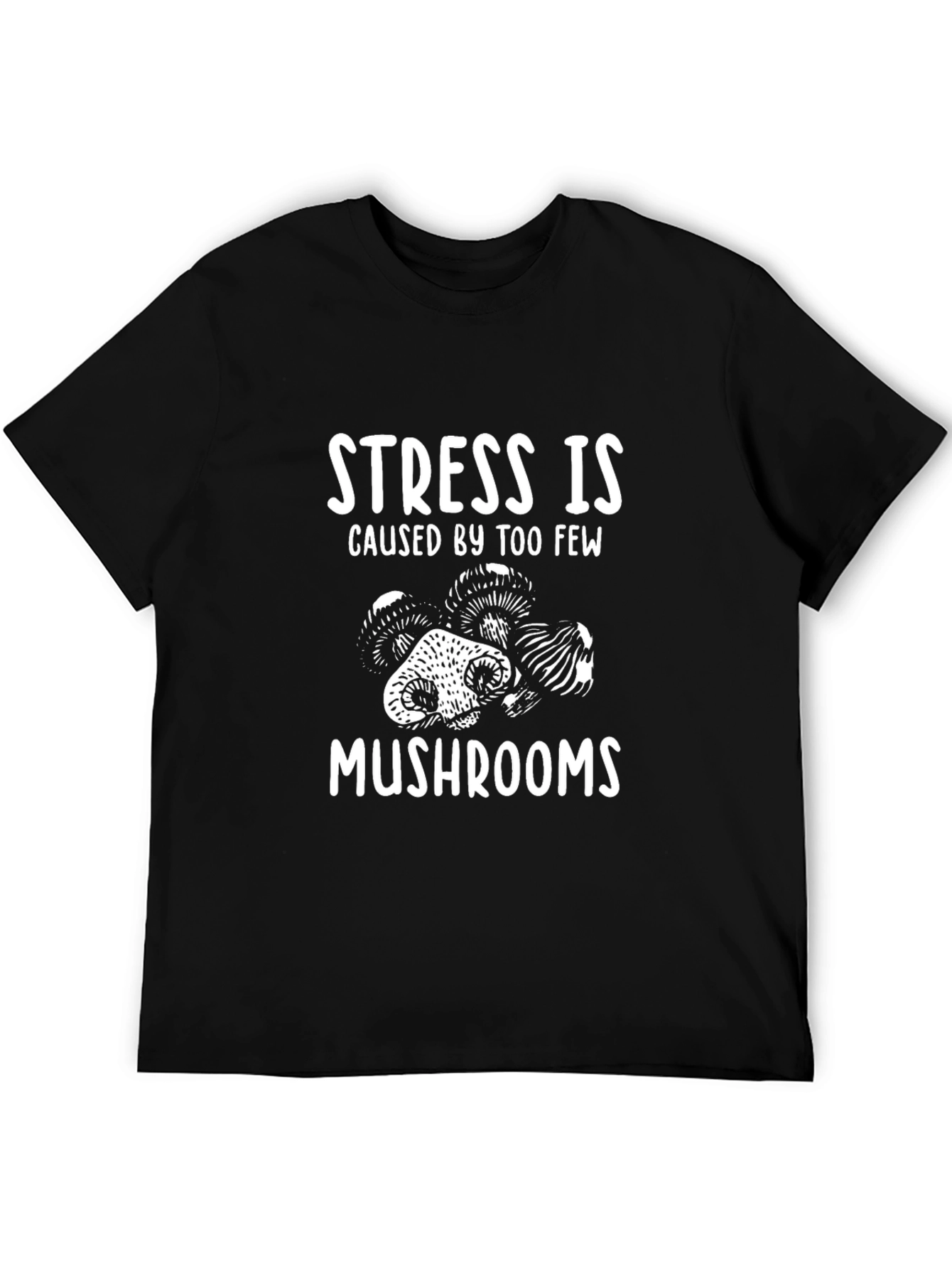Stress Mushroom Graphic T-Shirt