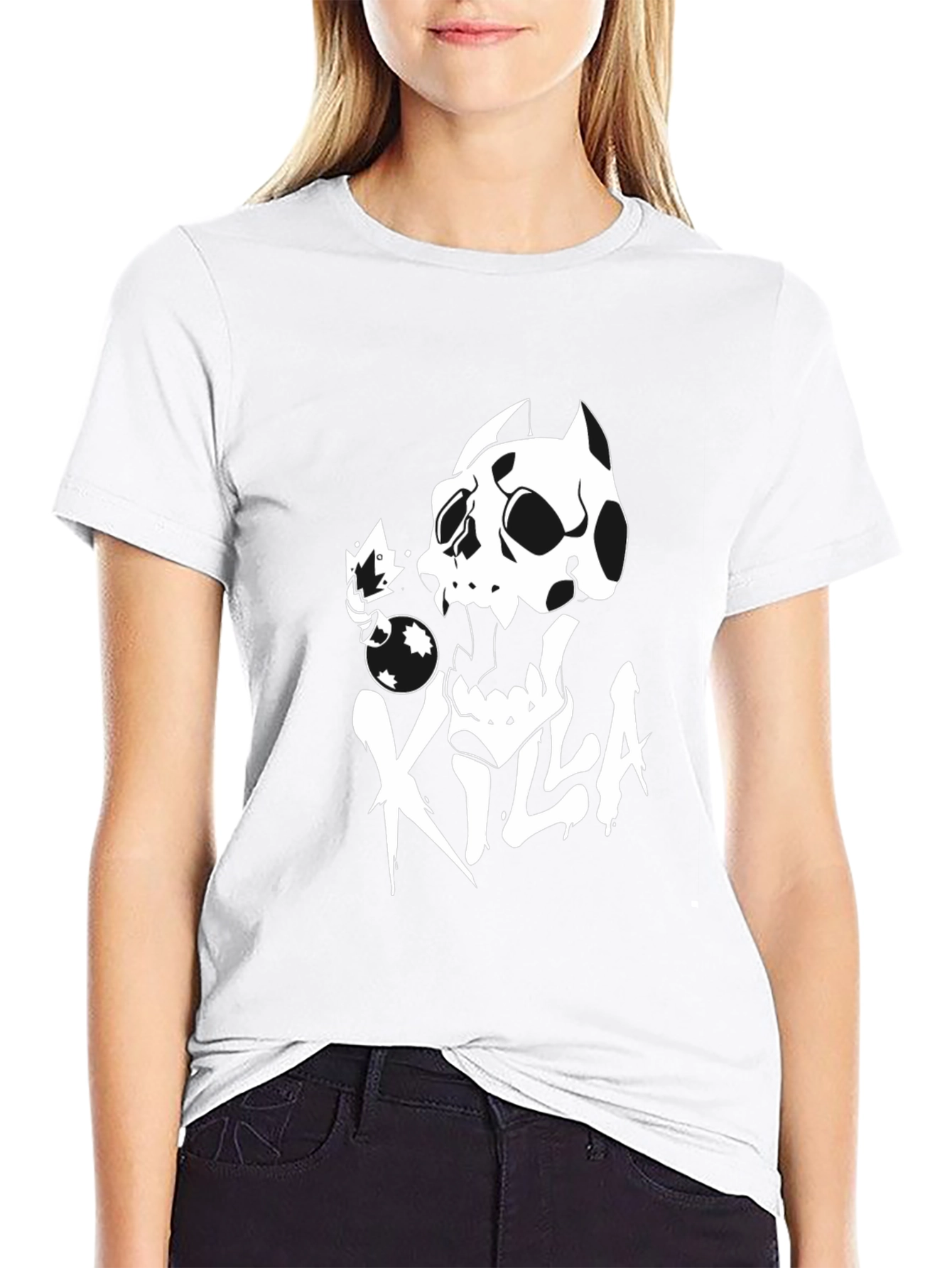 Killa Skull Graphic Black T-Shirt