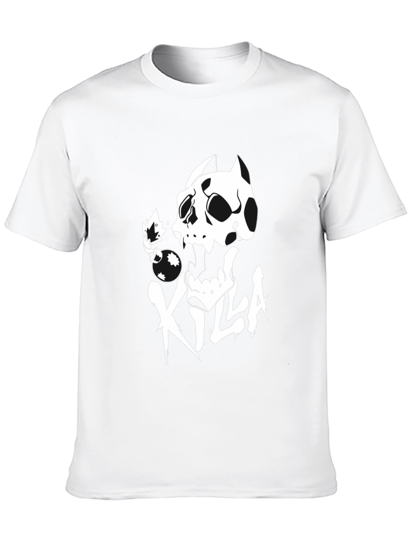 Killa Skull Graphic Black T-Shirt