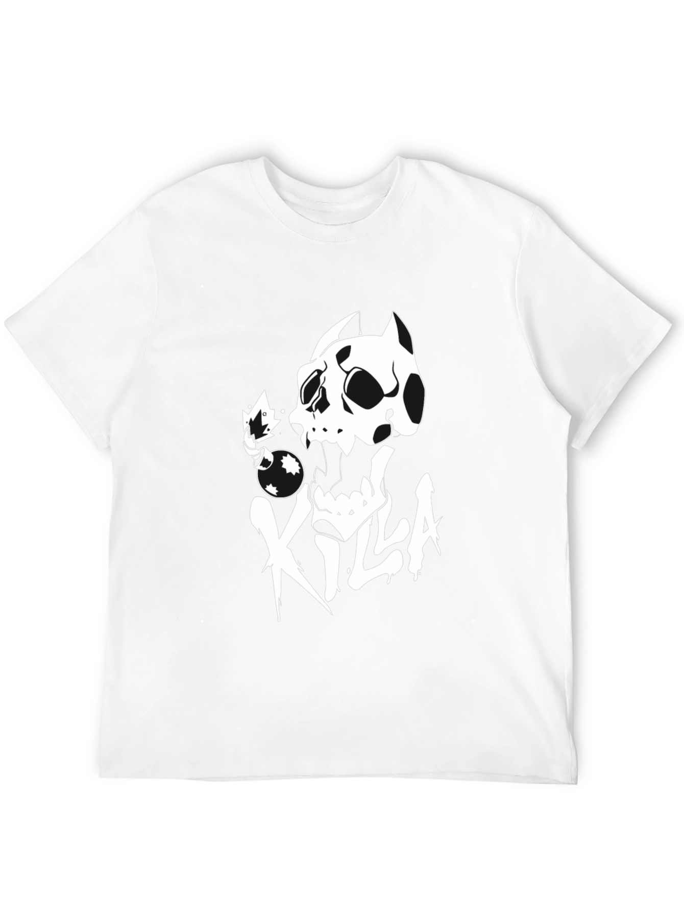 Killa Skull Graphic Black T-Shirt