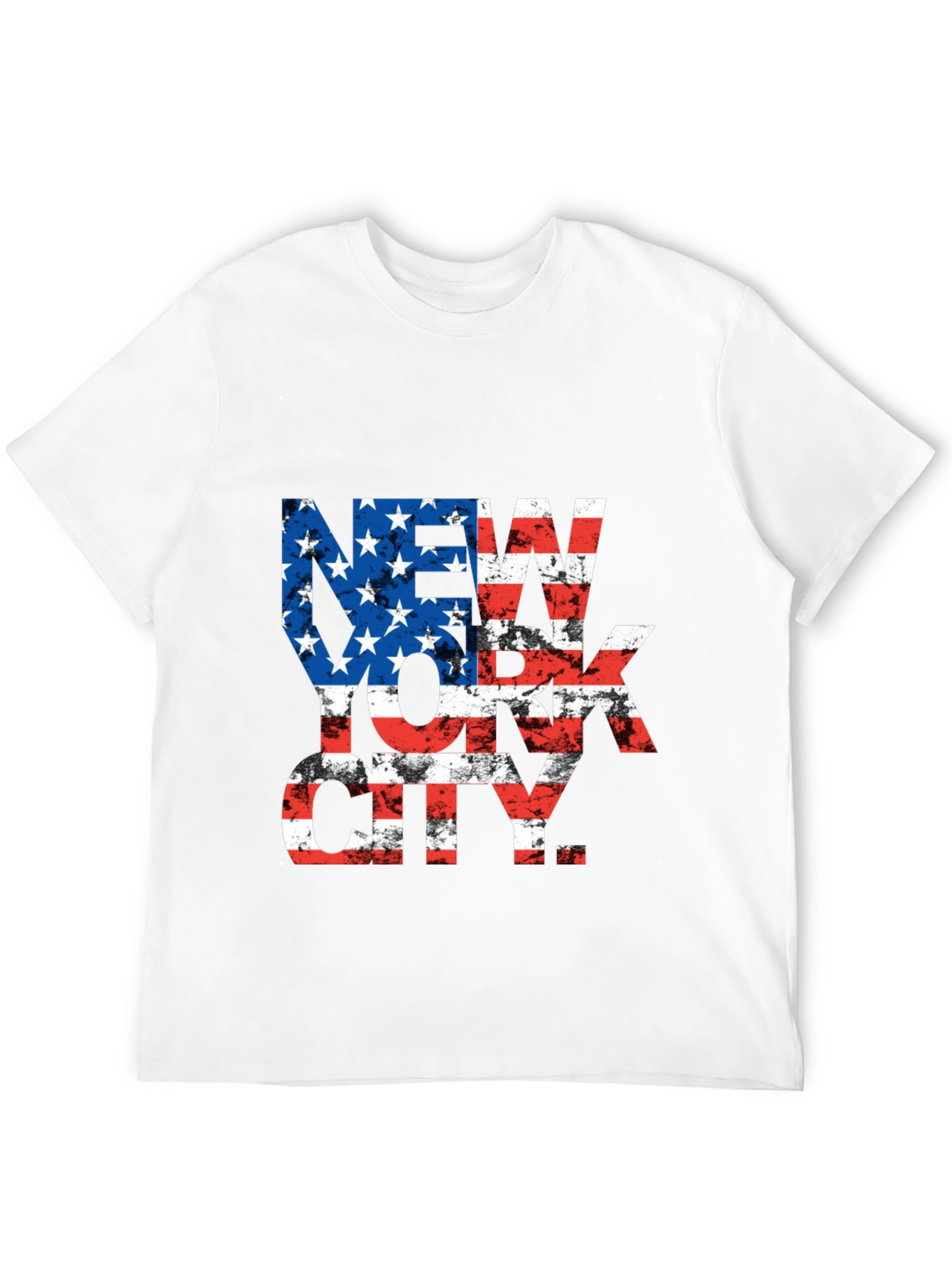 New York City American Flag Graphic Tee
